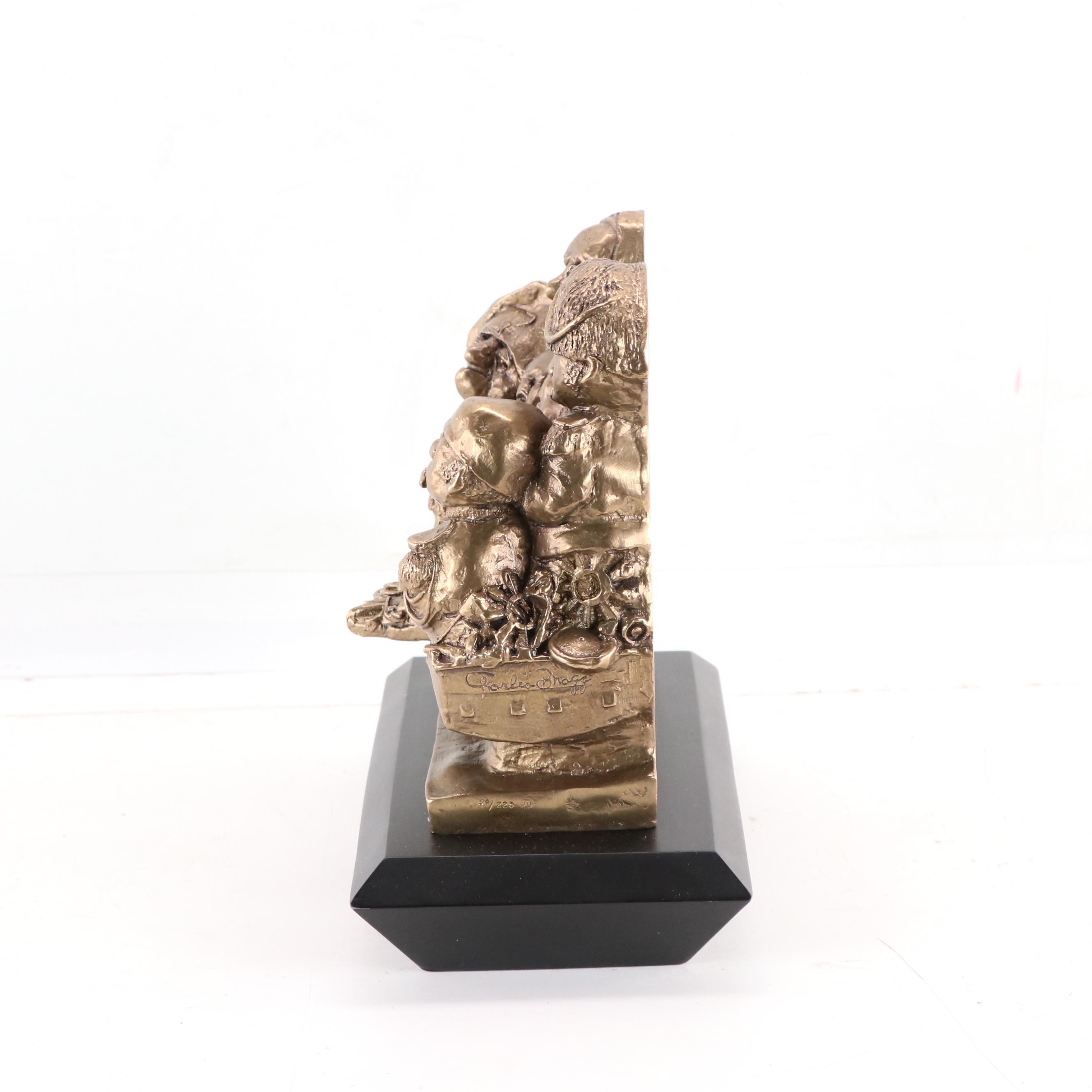 Charles Bragg Bronze Sculpture "Ship of Fools"