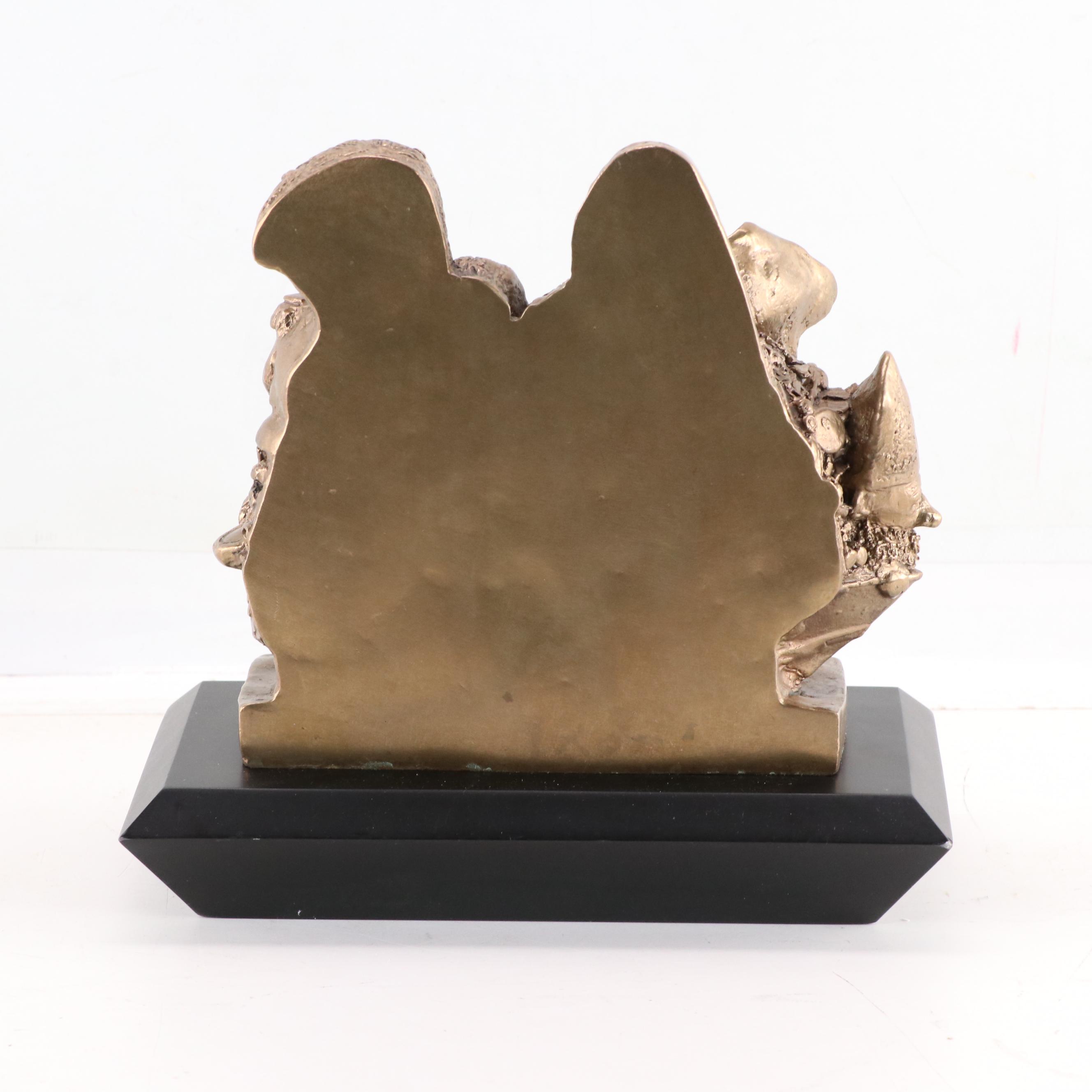 Charles Bragg Bronze Sculpture "Ship of Fools"