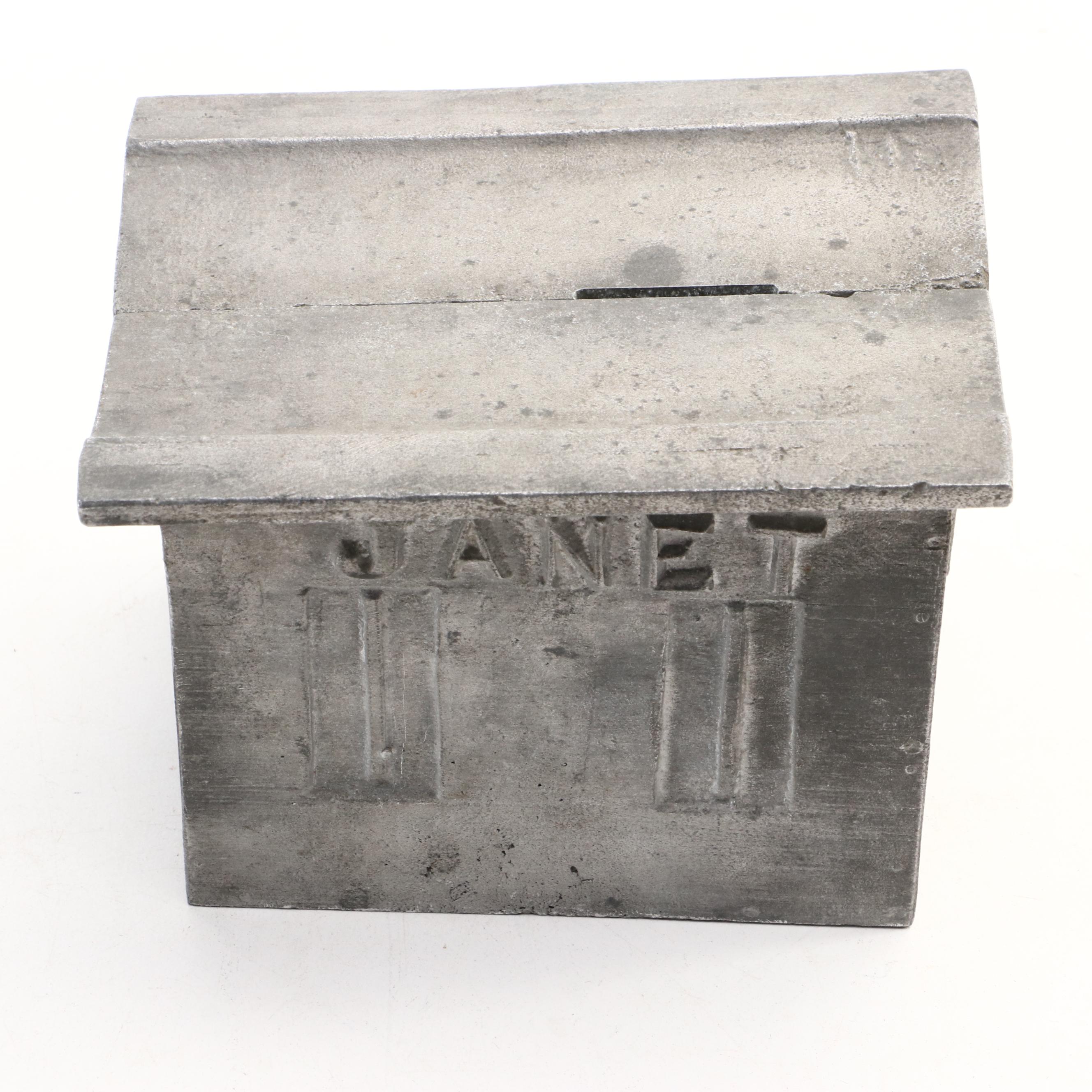 Metal Coin Bank, Dinosaur Figurine Dice Ashtray and More