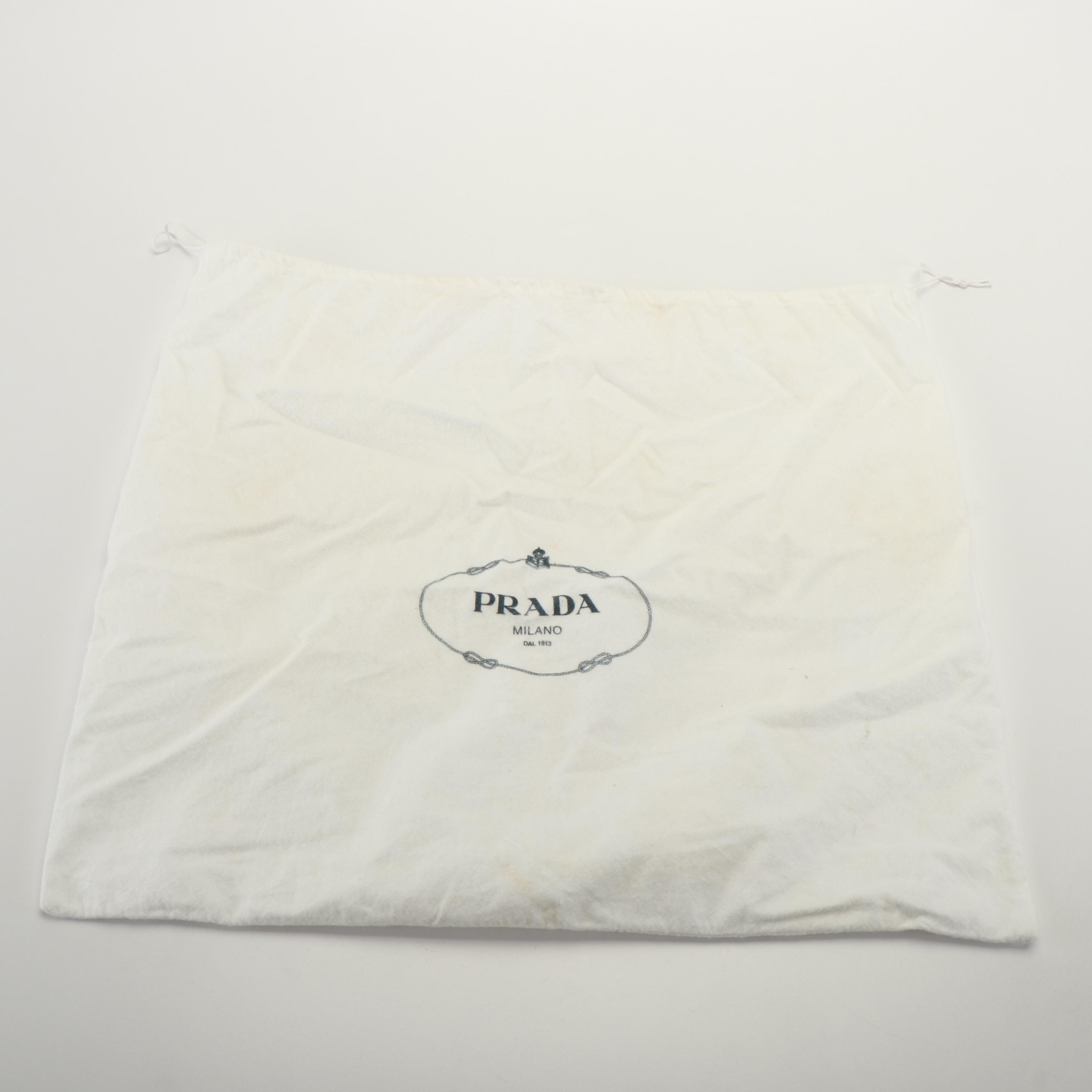 Prada Tessuto Black Nylon Travel Zip Around Travel Tote Bag