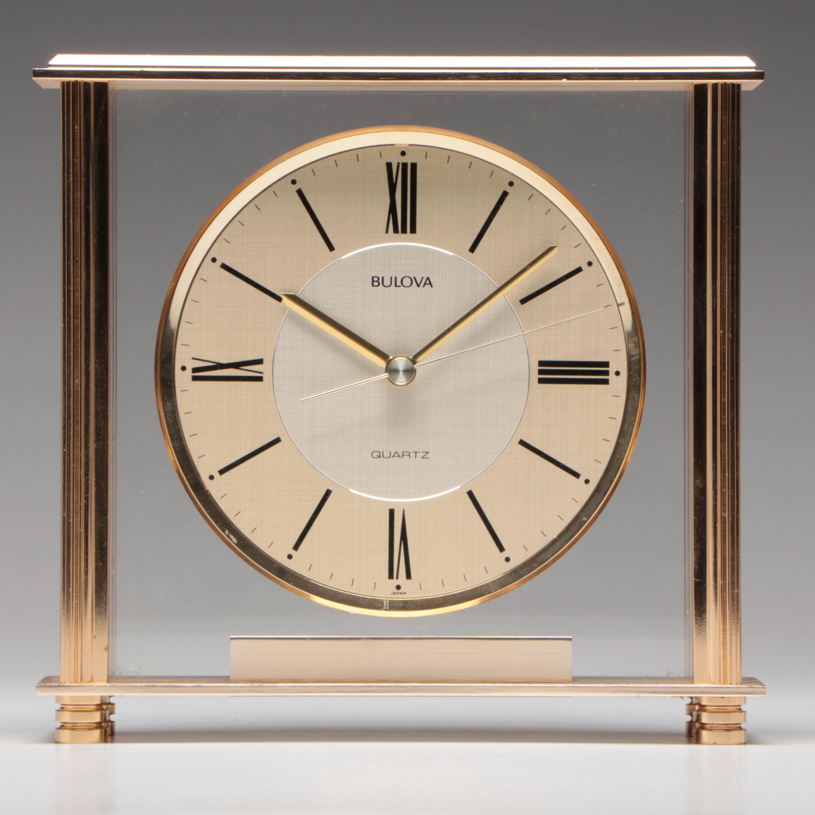 Bulova "Grand Prix" Mantel Clock