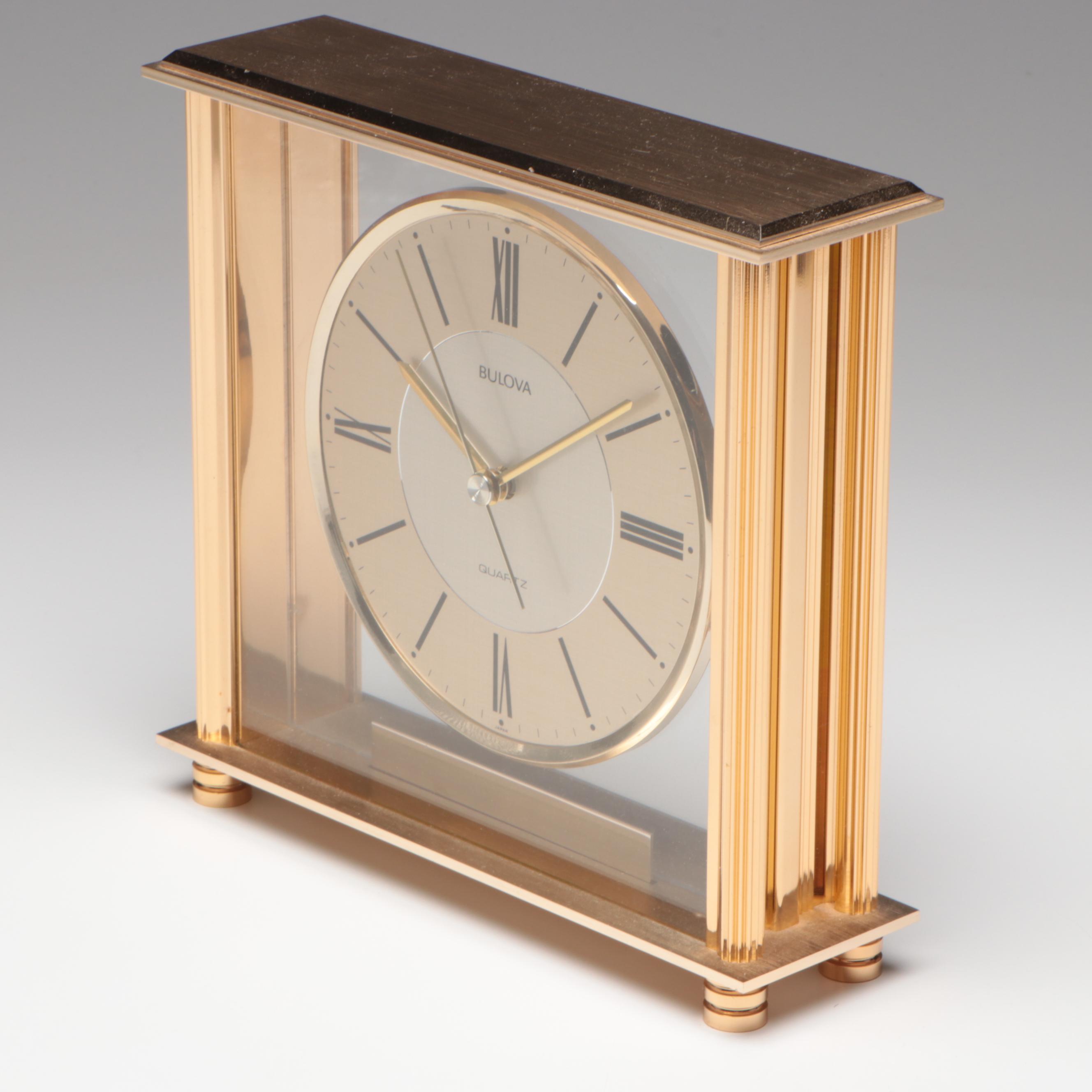 Bulova "Grand Prix" Mantel Clock