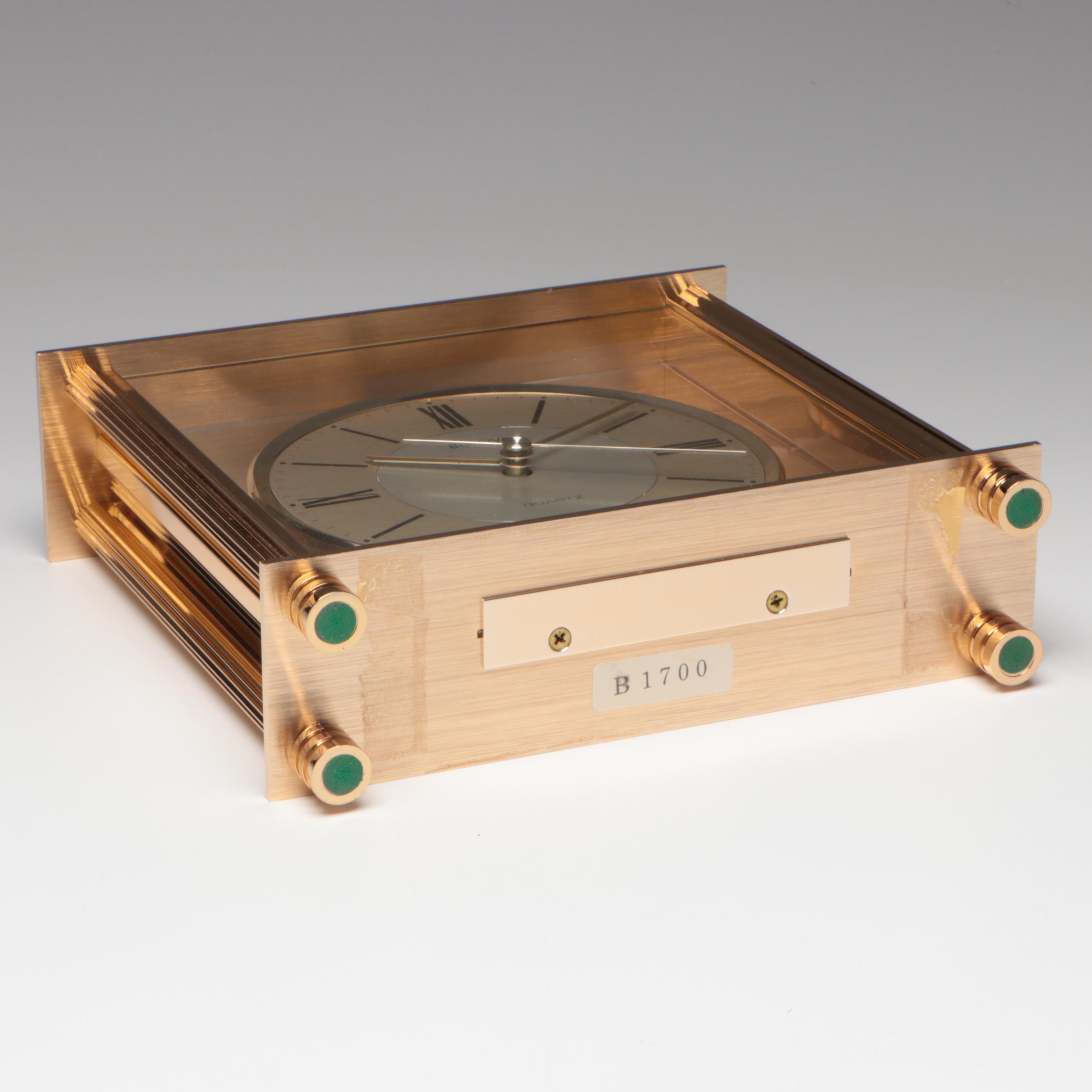 Bulova "Grand Prix" Mantel Clock