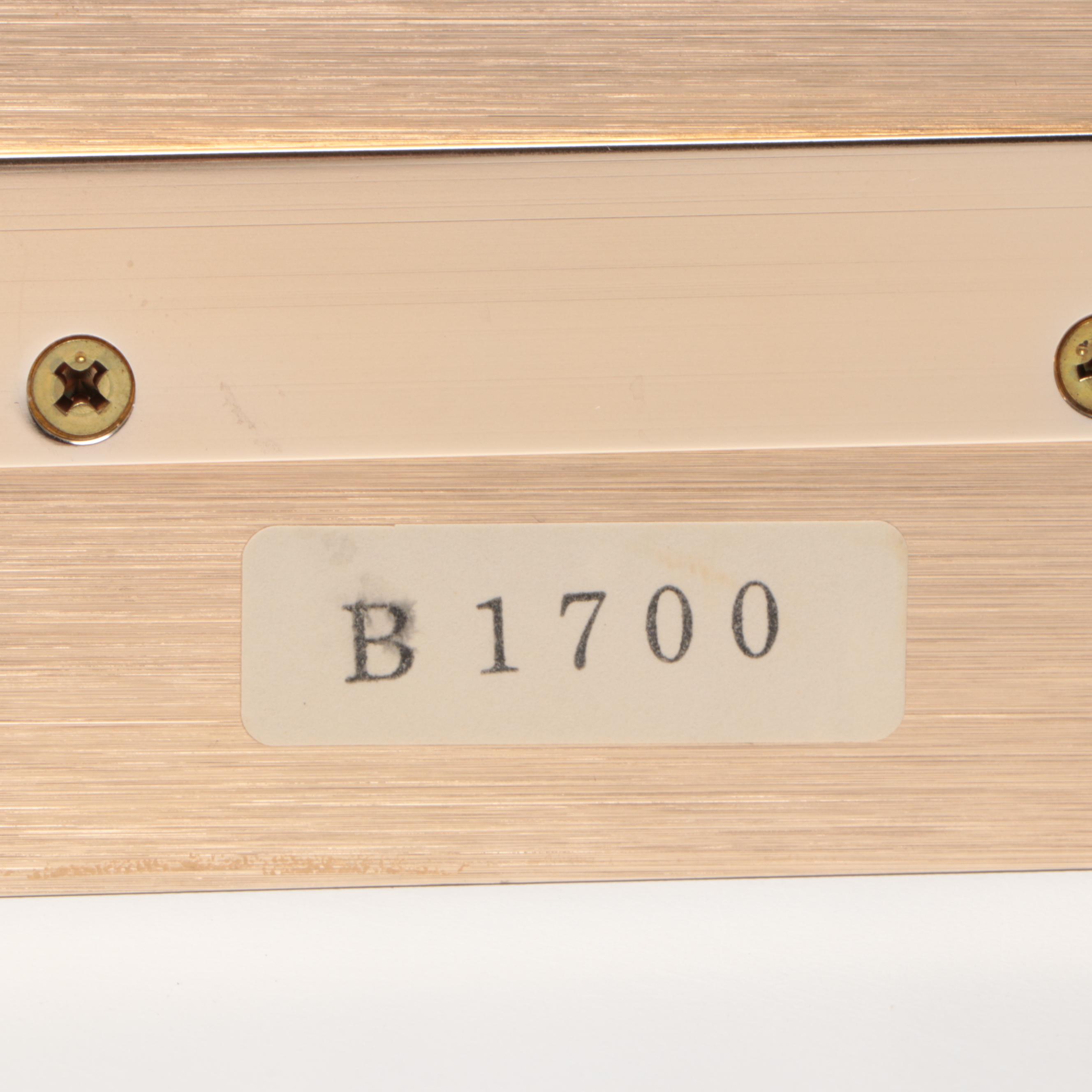 Bulova "Grand Prix" Mantel Clock