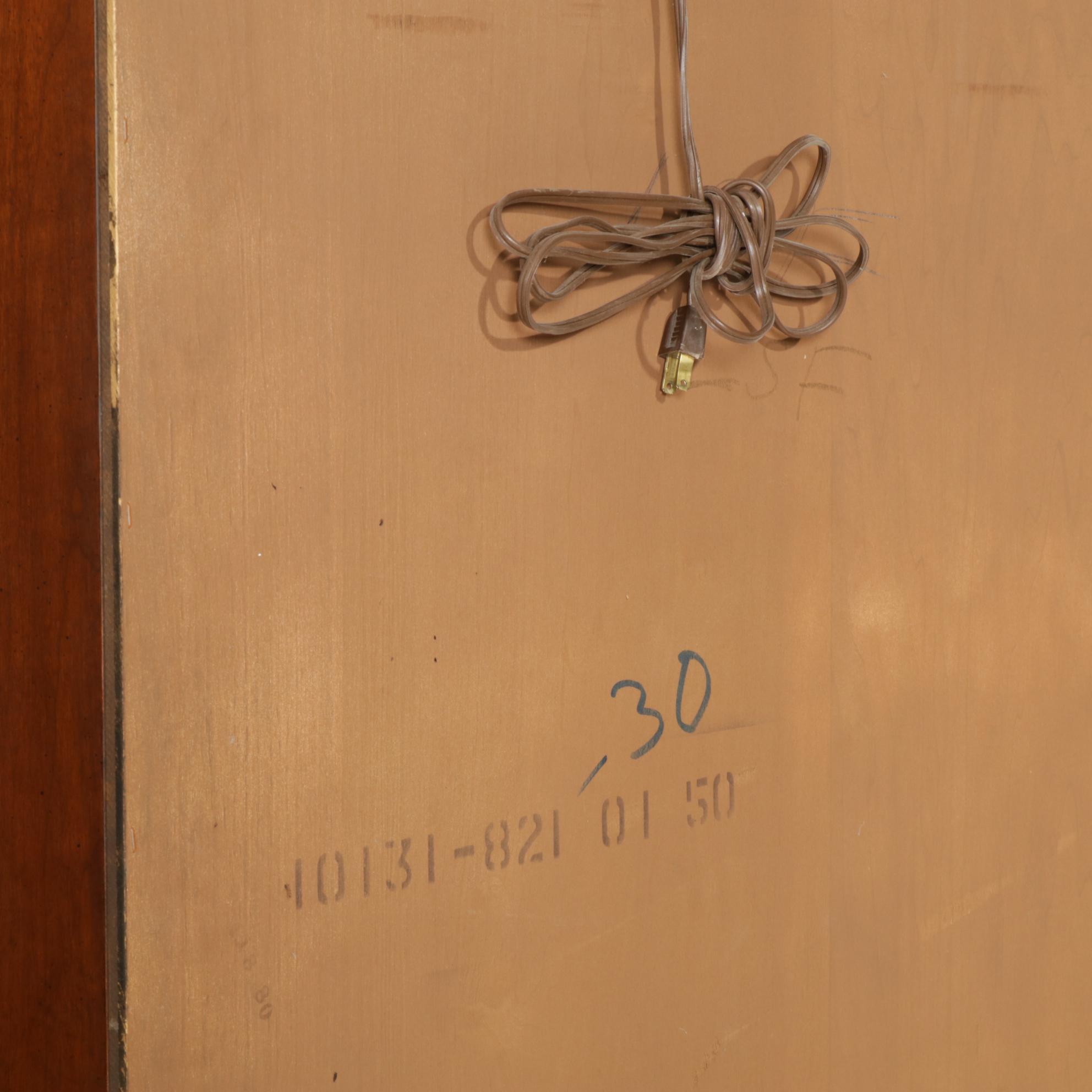 Thomasville Queen Anne Style Cherry Three-Piece Wall Unit, Circa 1980