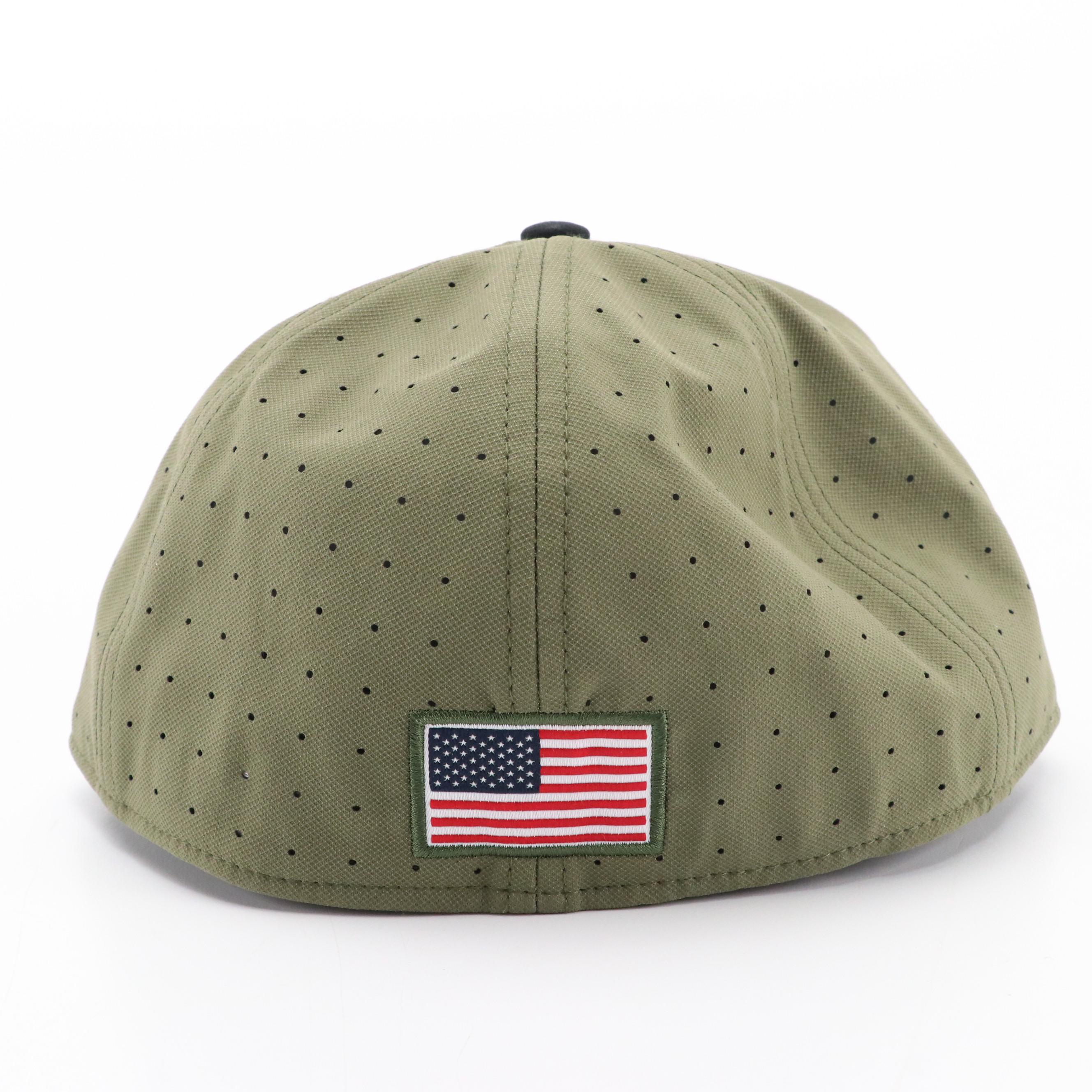 Men's Nike True Dri-Fit Olive Green Vanderbilt Commodores  Fitted Baseball Cap