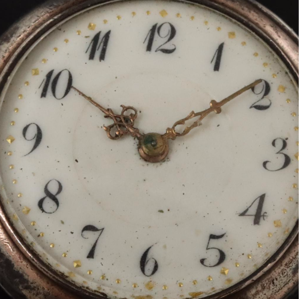 Antique German 800 Silver Pocket Watch