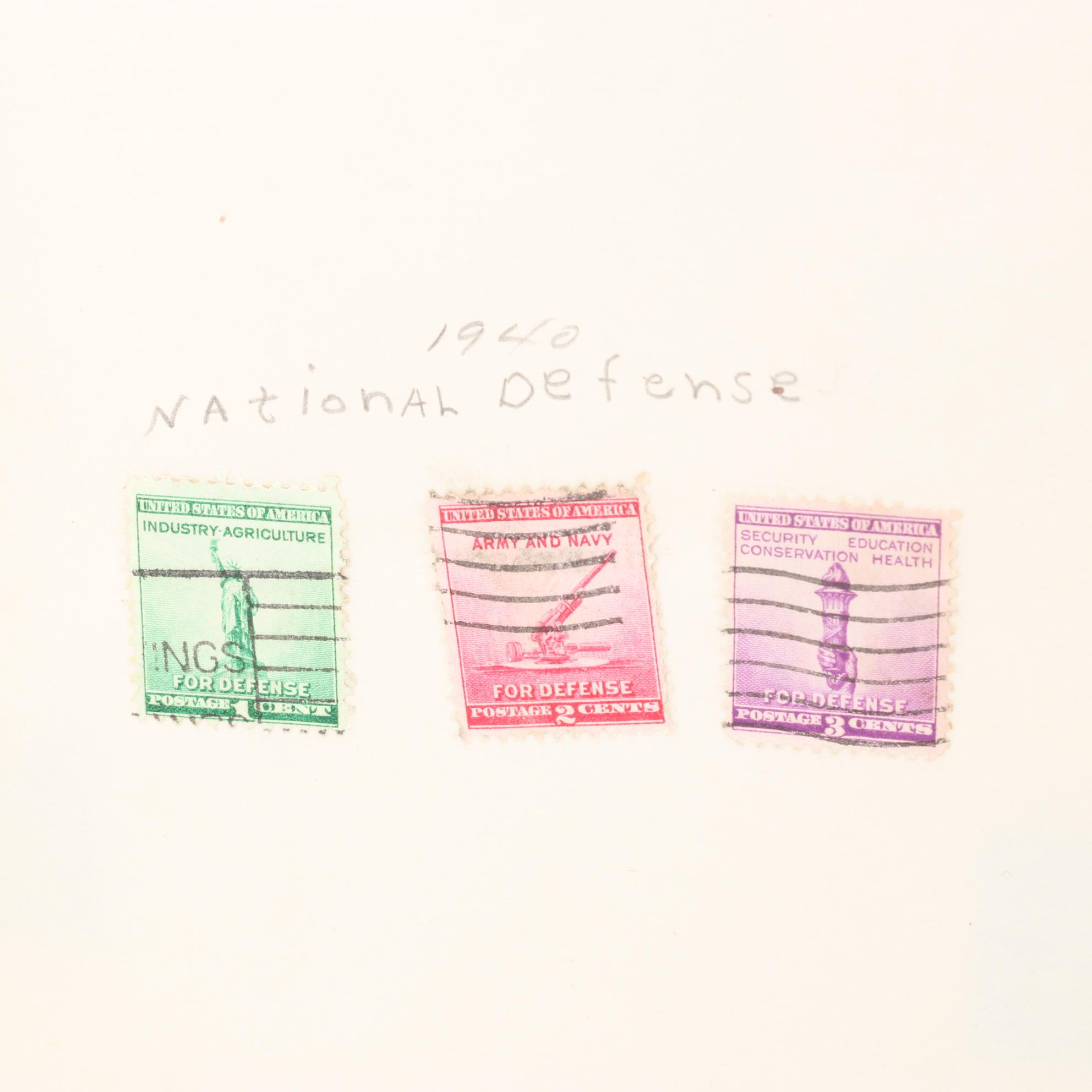 United States Stamp Collection, Mid 20th Century