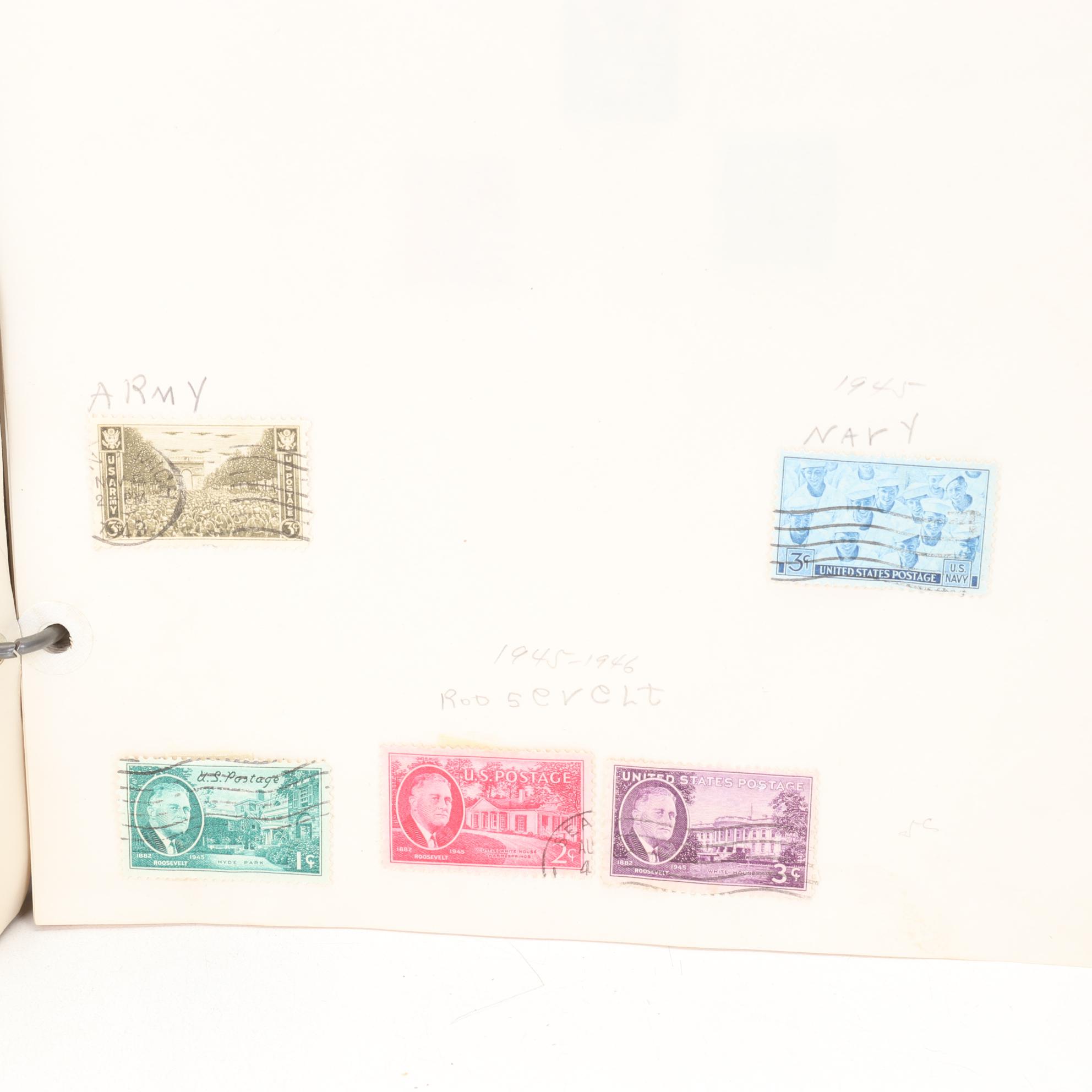 United States Stamp Collection, Mid 20th Century