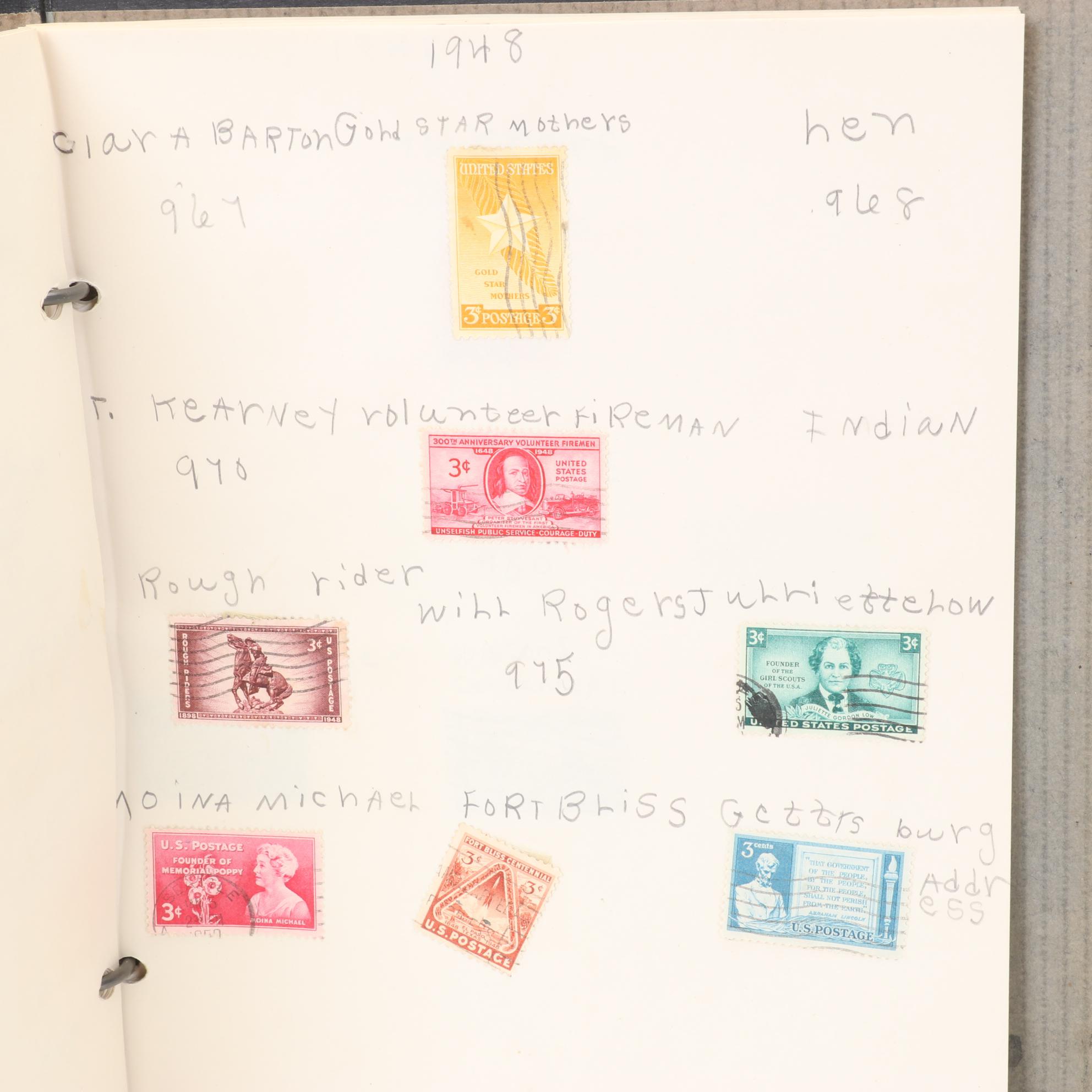 United States Stamp Collection, Mid 20th Century