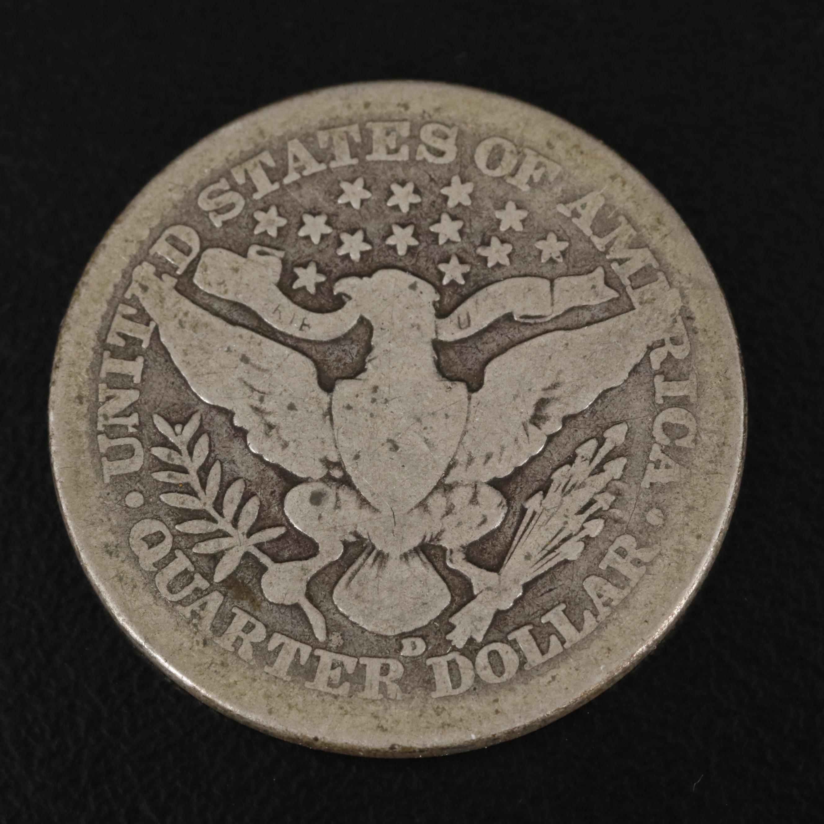 Collection of Six U.S. Type Coins with an 1827 Large Cent