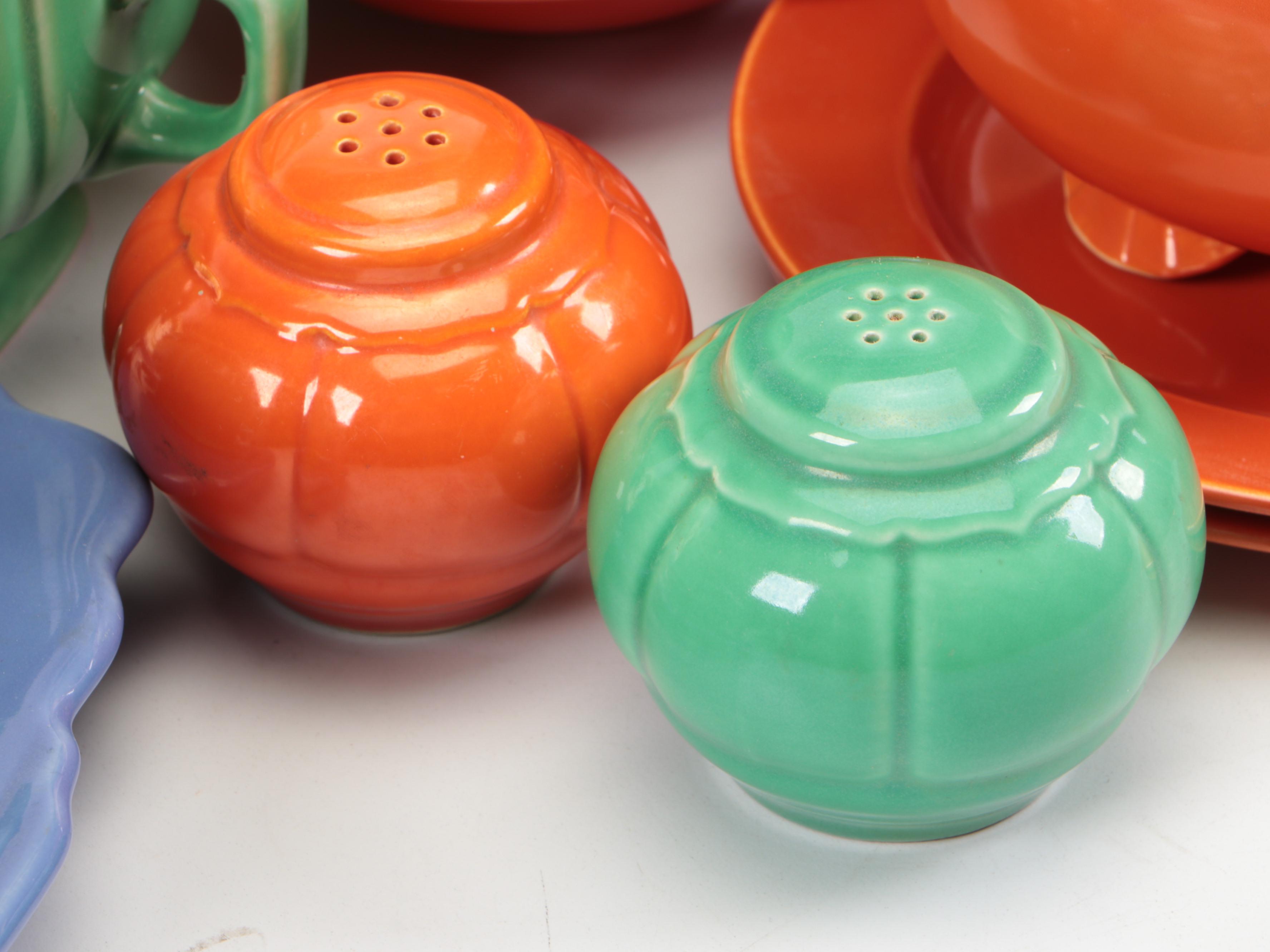 Homer Laughlin "Riviera" Ceramic Dinnerware, Early 20th Century