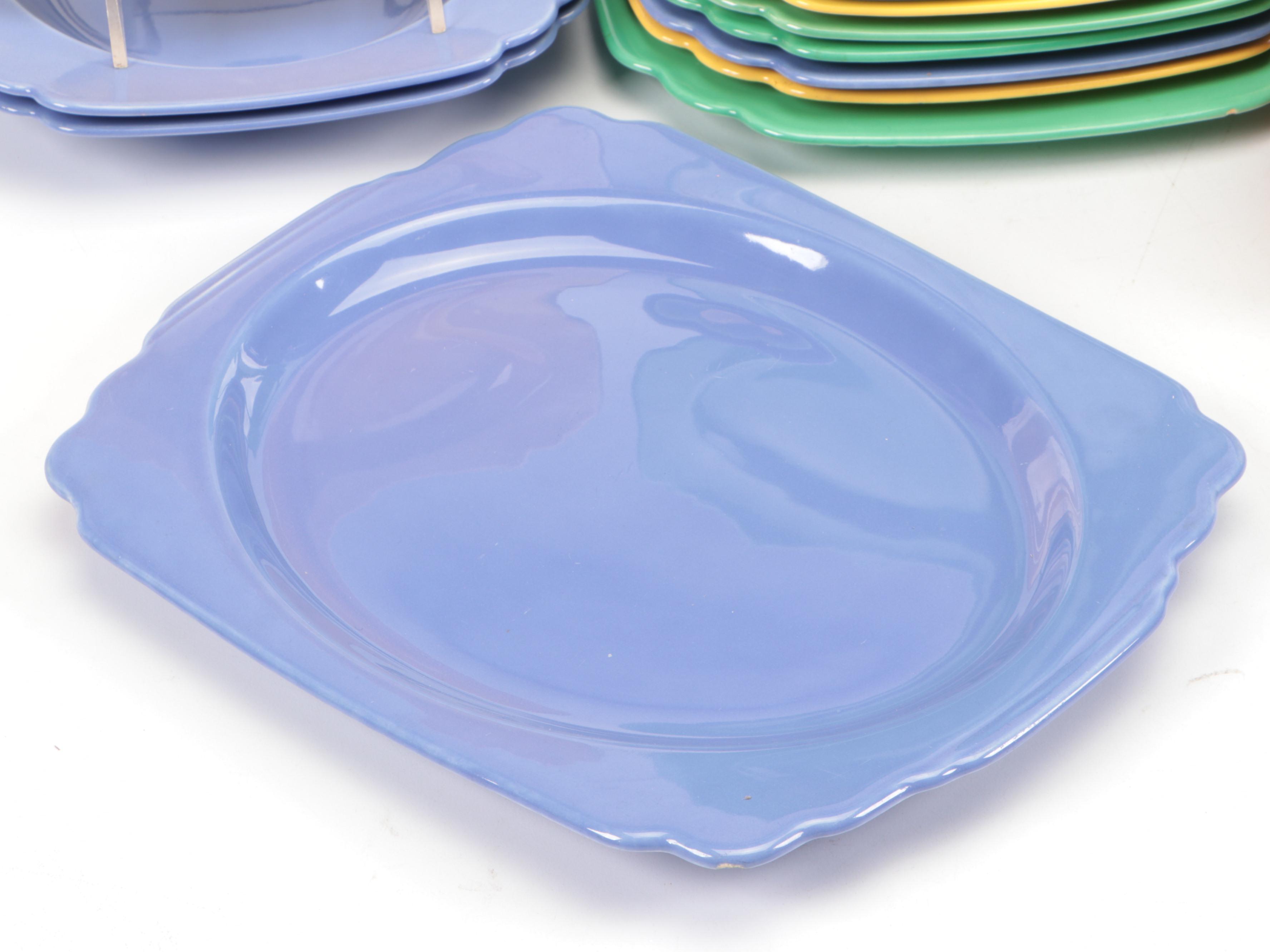 Homer Laughlin "Riviera" Ceramic Dinnerware, Early 20th Century