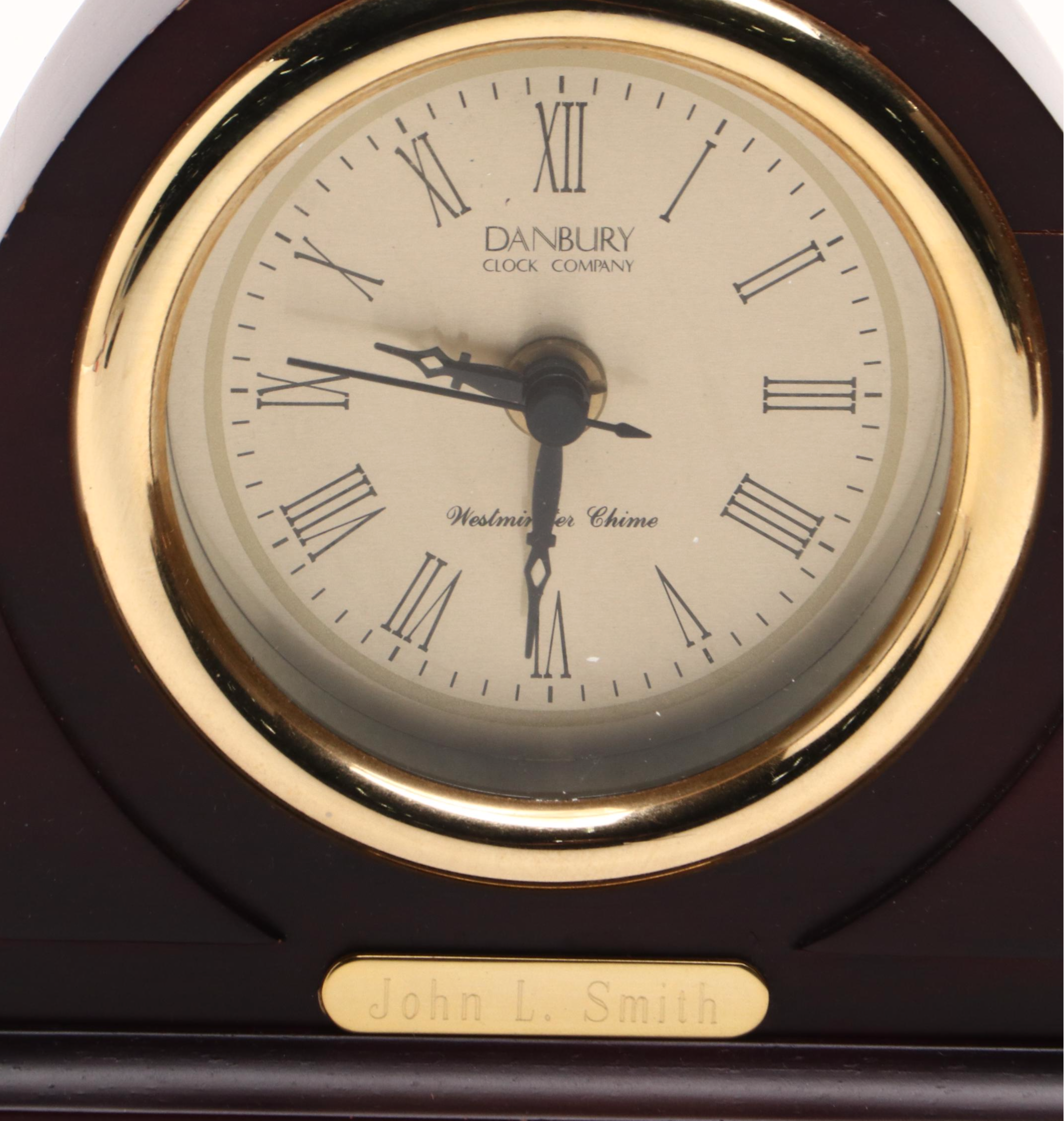 Danbury Westminster Chime Mantel Clock and Howard Miller Desk Clock