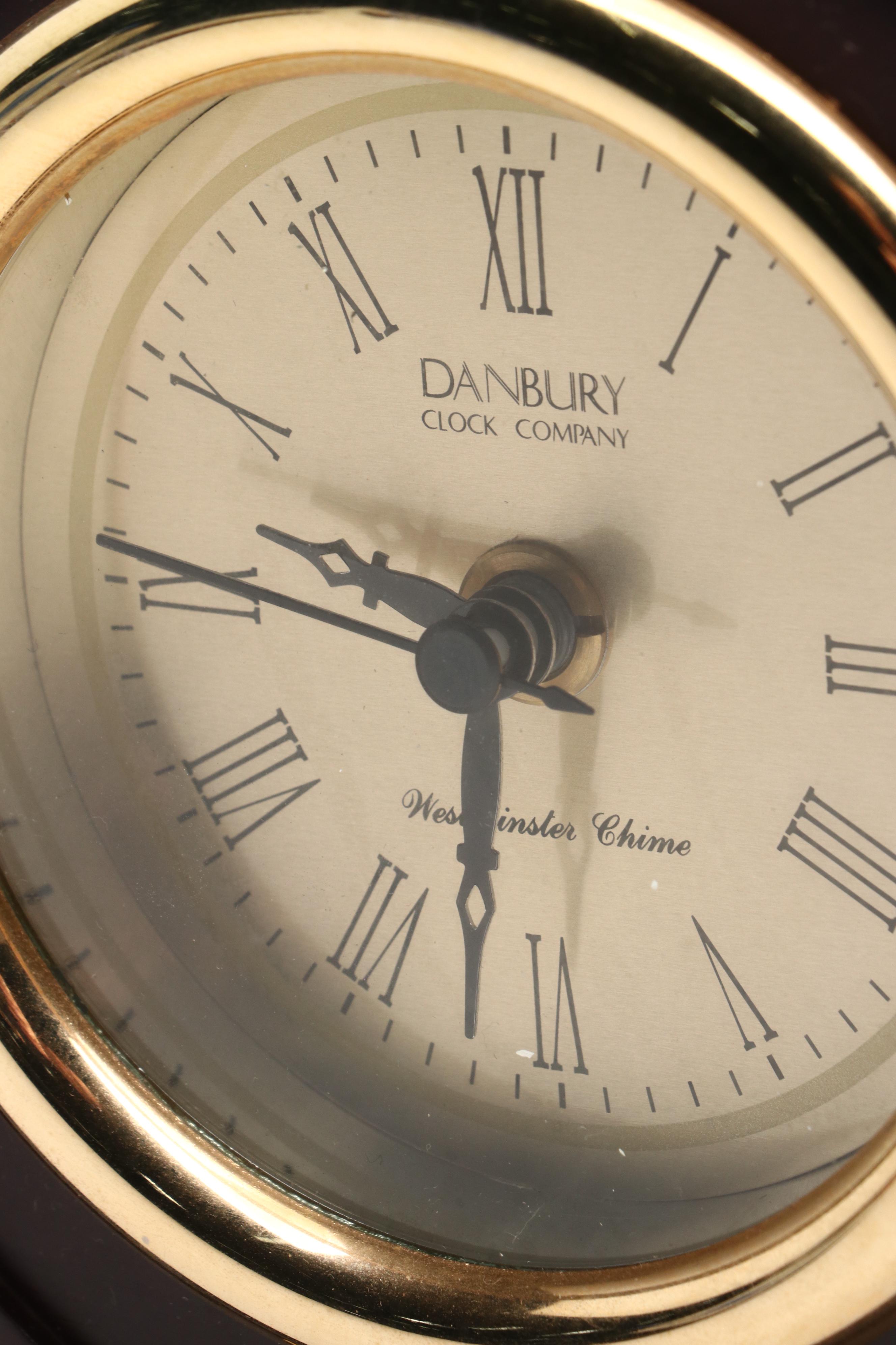 Danbury Westminster Chime Mantel Clock and Howard Miller Desk Clock