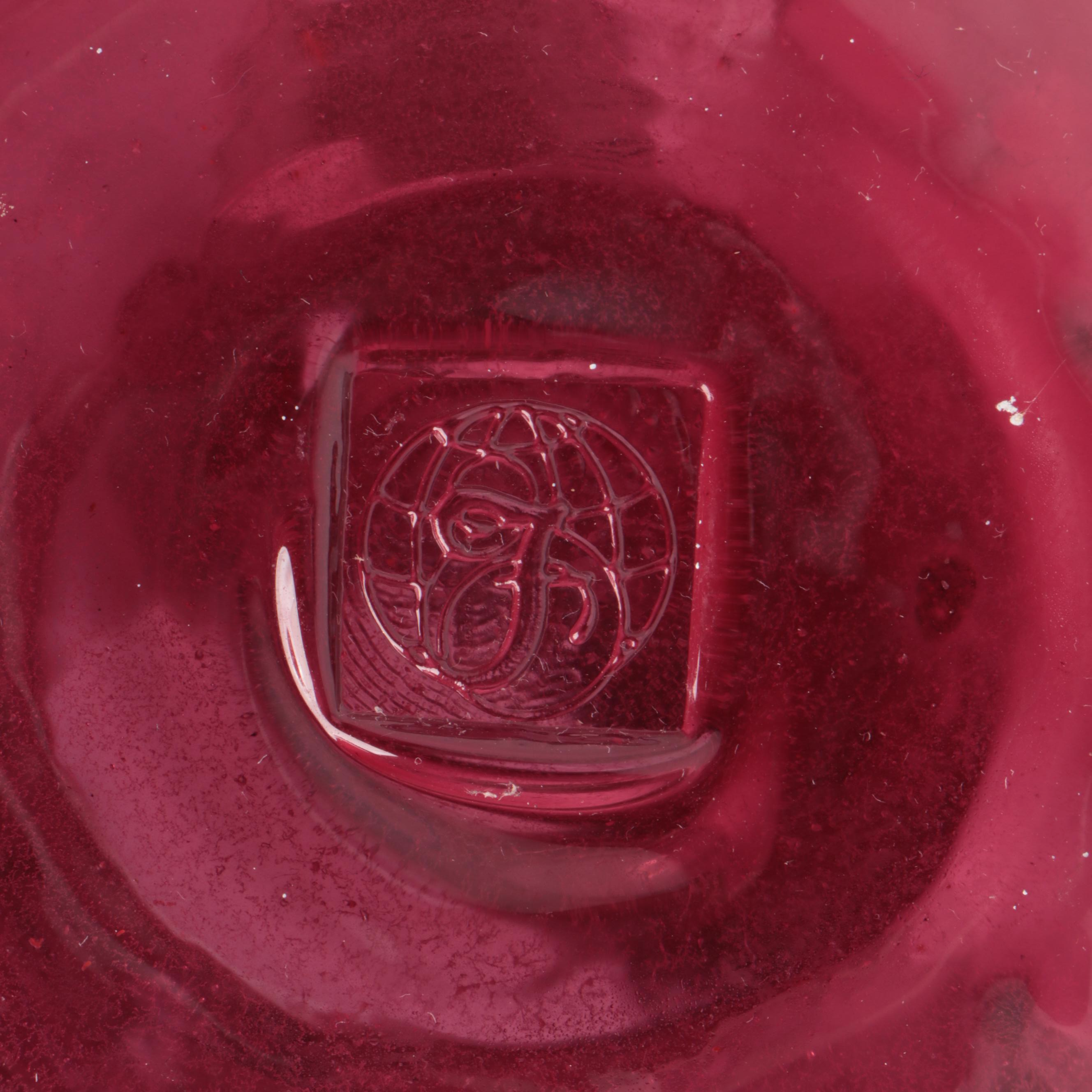 Fenton and Pilgrim Cranberry Glass Pitchers, Vases and Basket