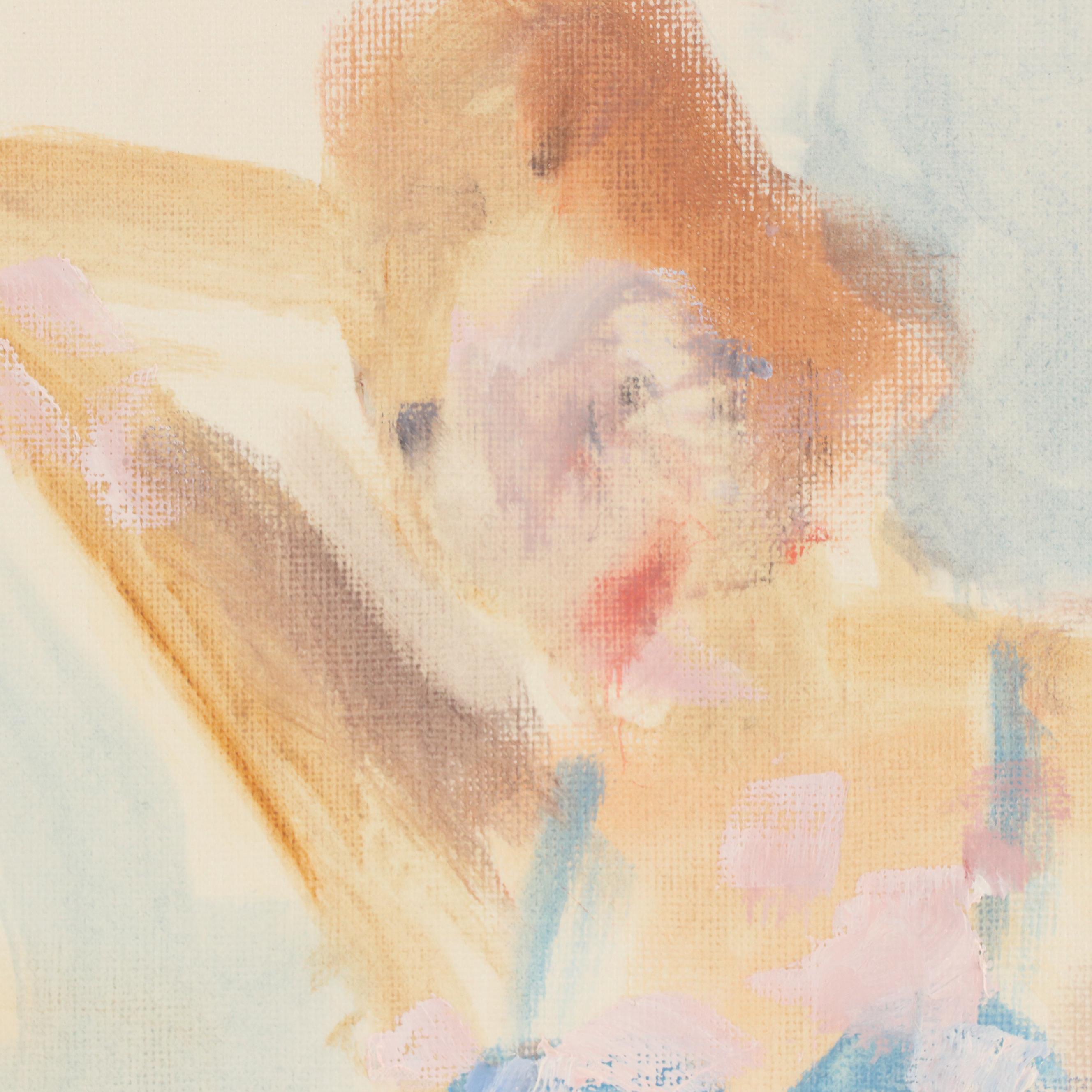 Charles Ragland Bunnell Figurative Oil Painting, 1963