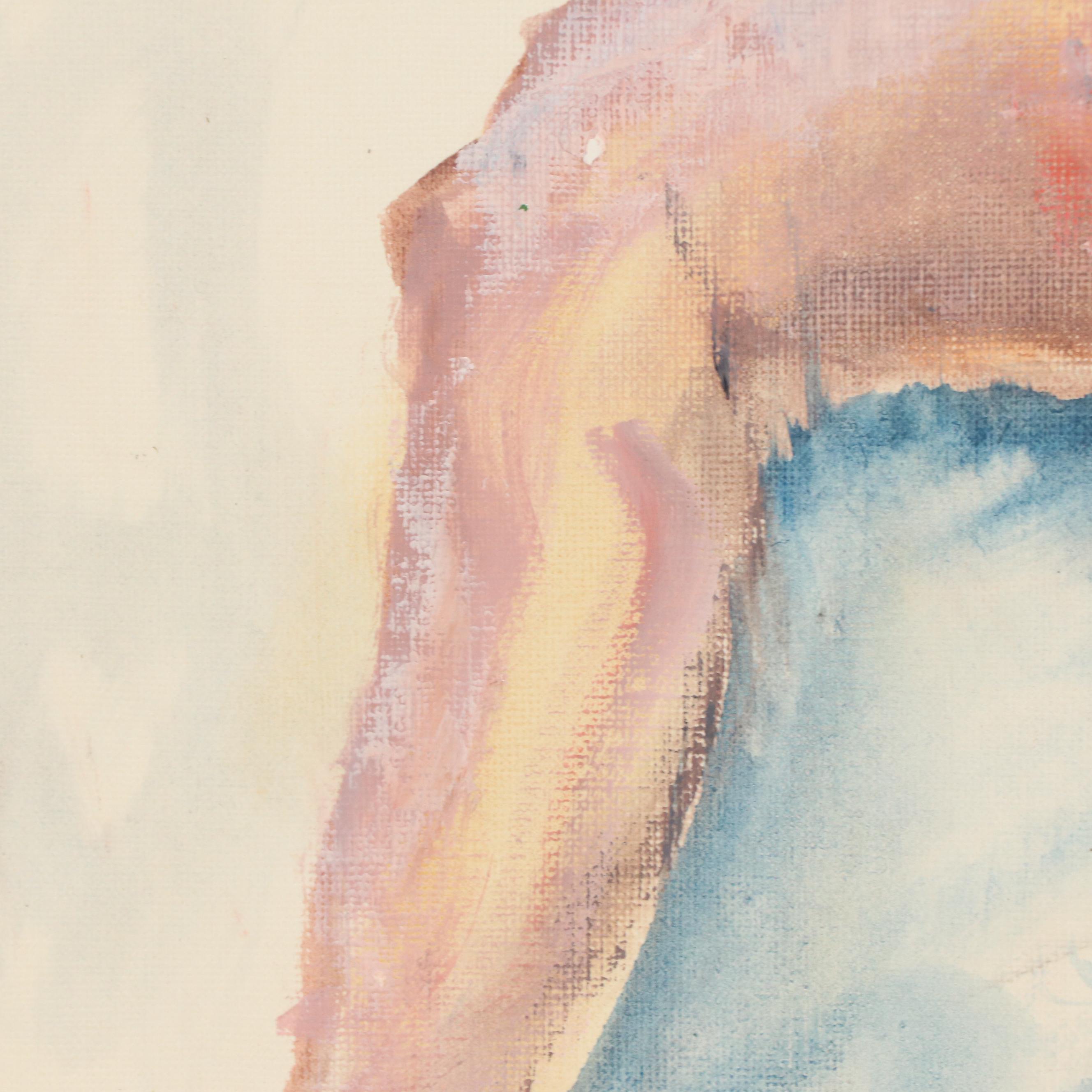 Charles Ragland Bunnell Figurative Oil Painting, 1963