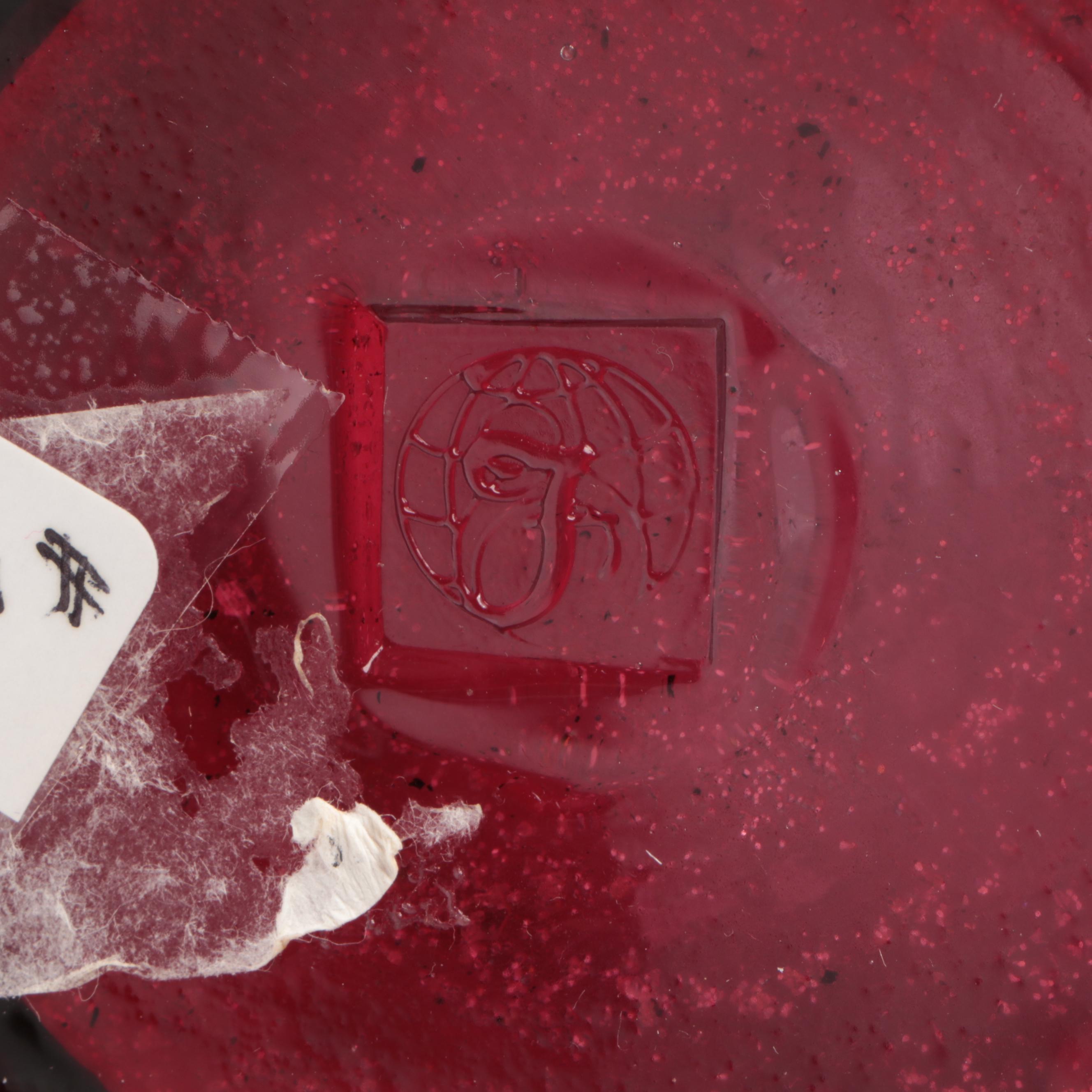 Fenton and Pilgrim Glass Cranberry Vases