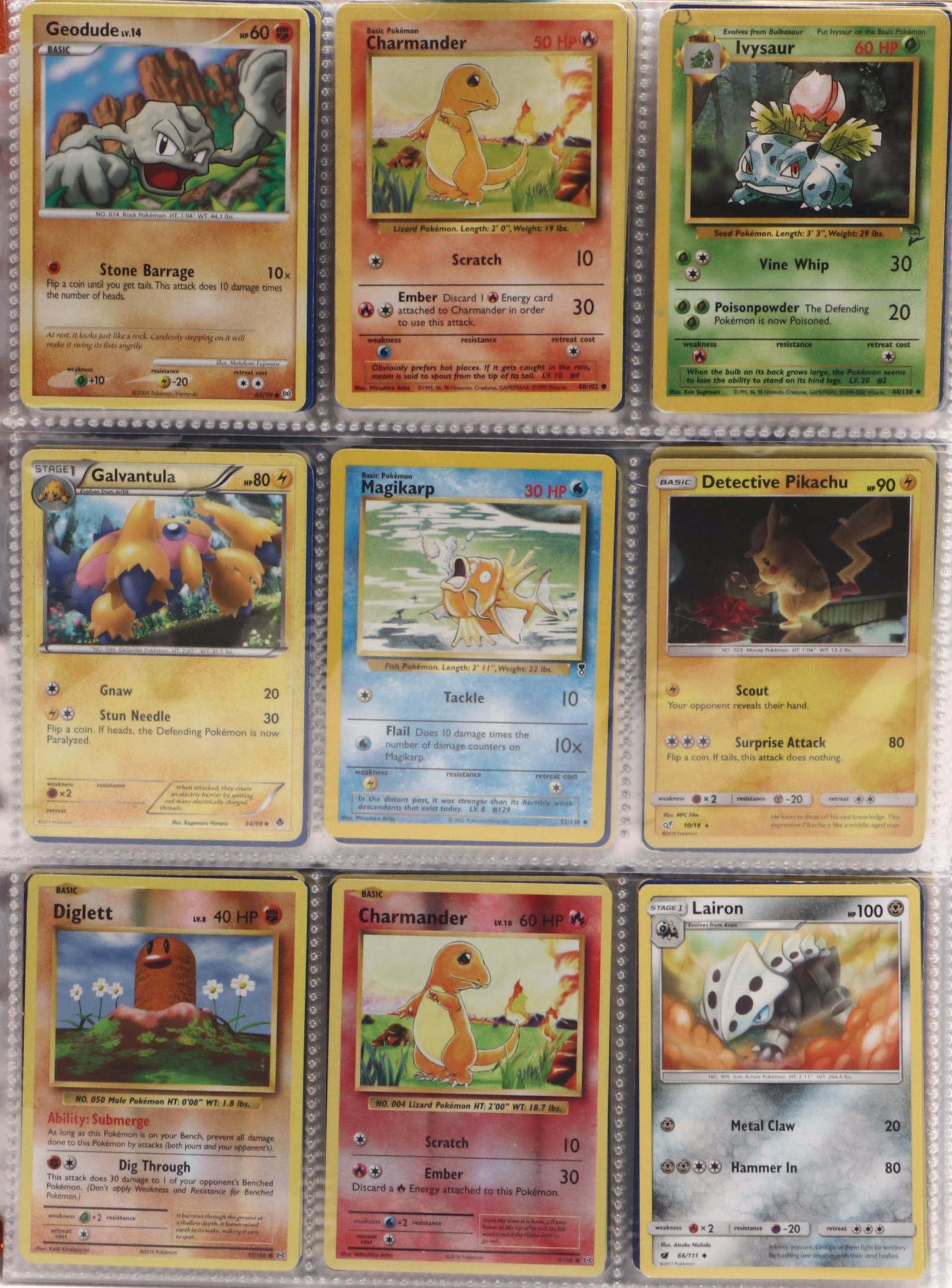 Pokémon Card Collection Featuring 1st Edition Dark Charmeleon and More