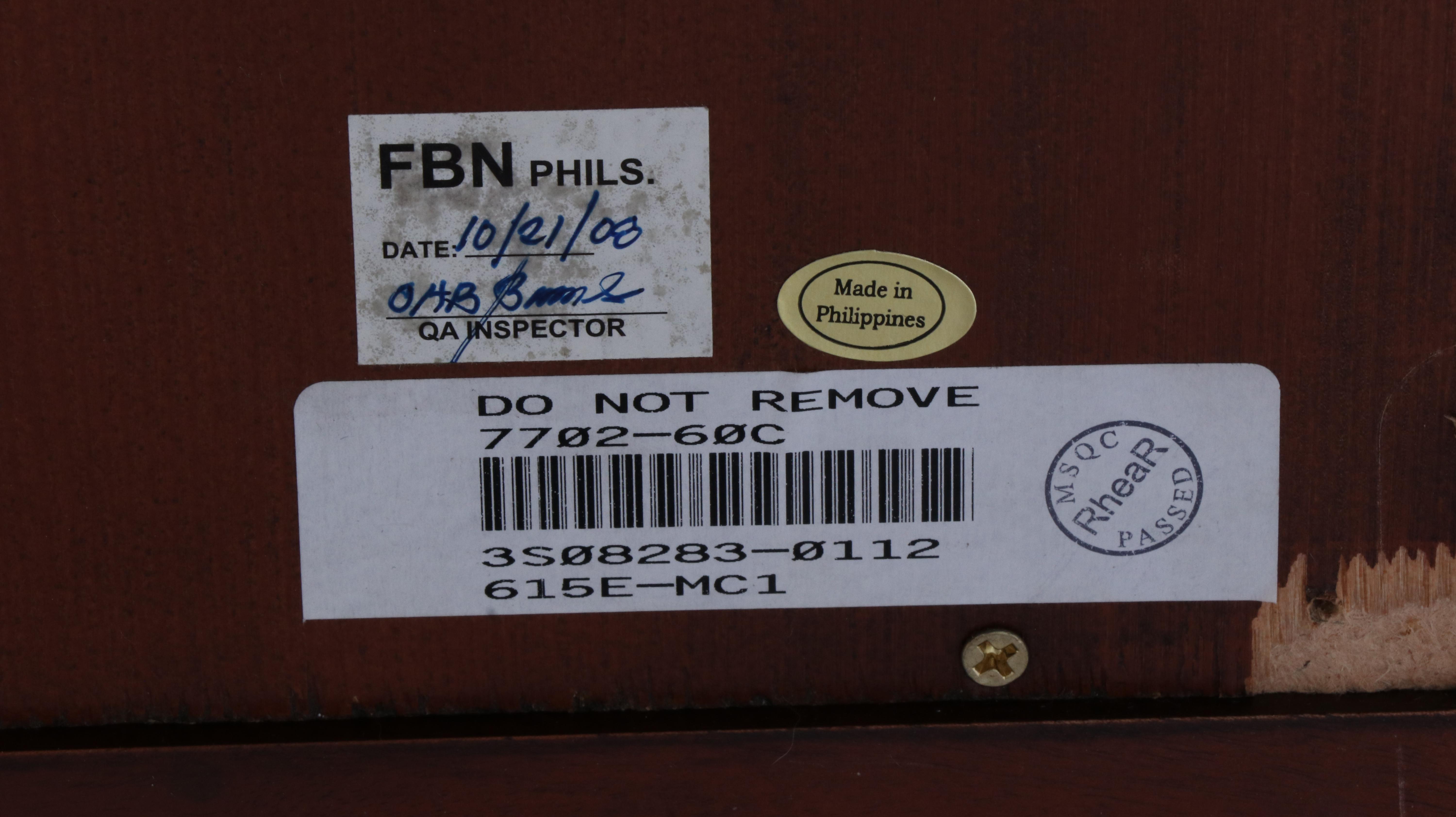 Henredon "Flemming" Mahogany Finish Illuminated China Cabinet