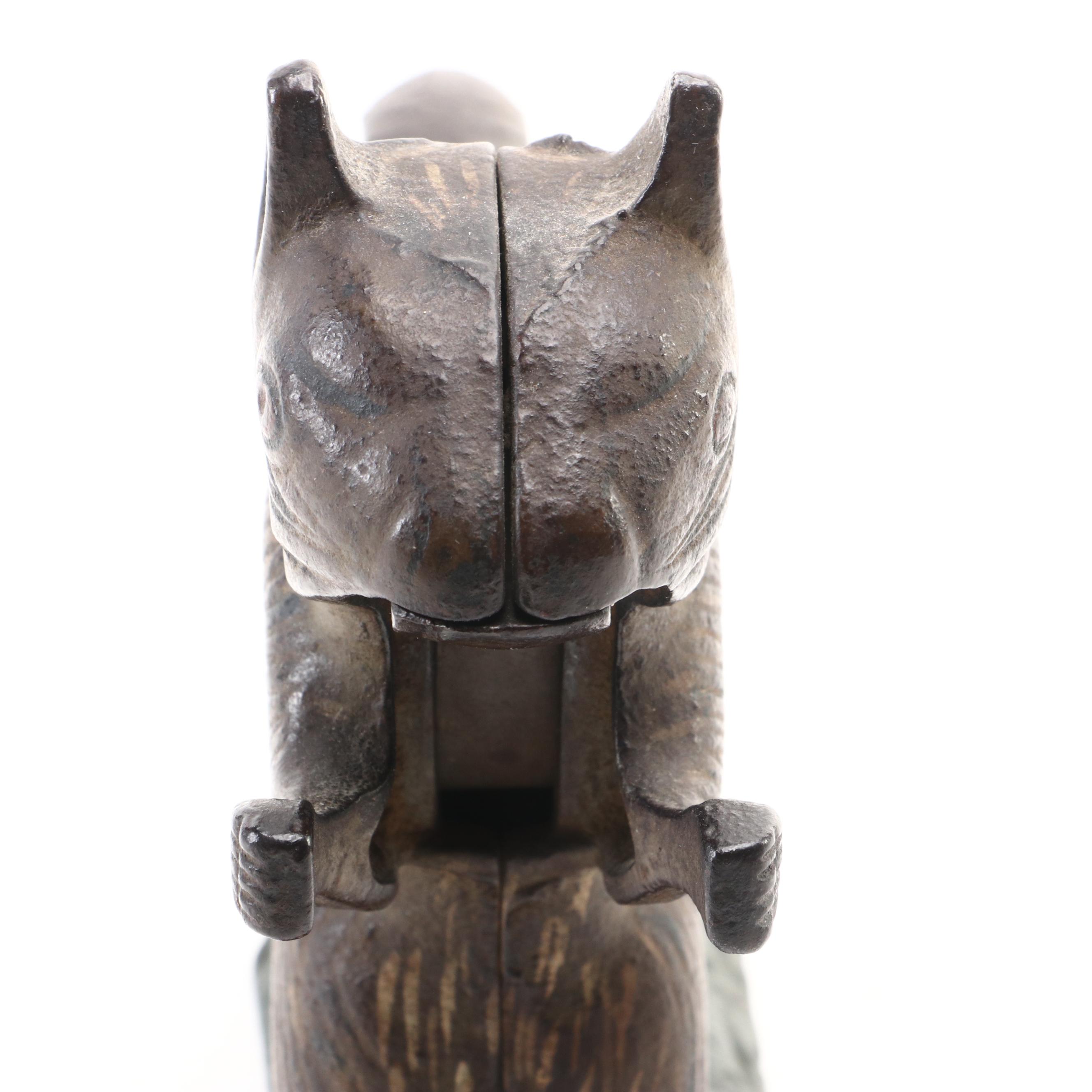 Cast Iron Squirrel Nutcracker