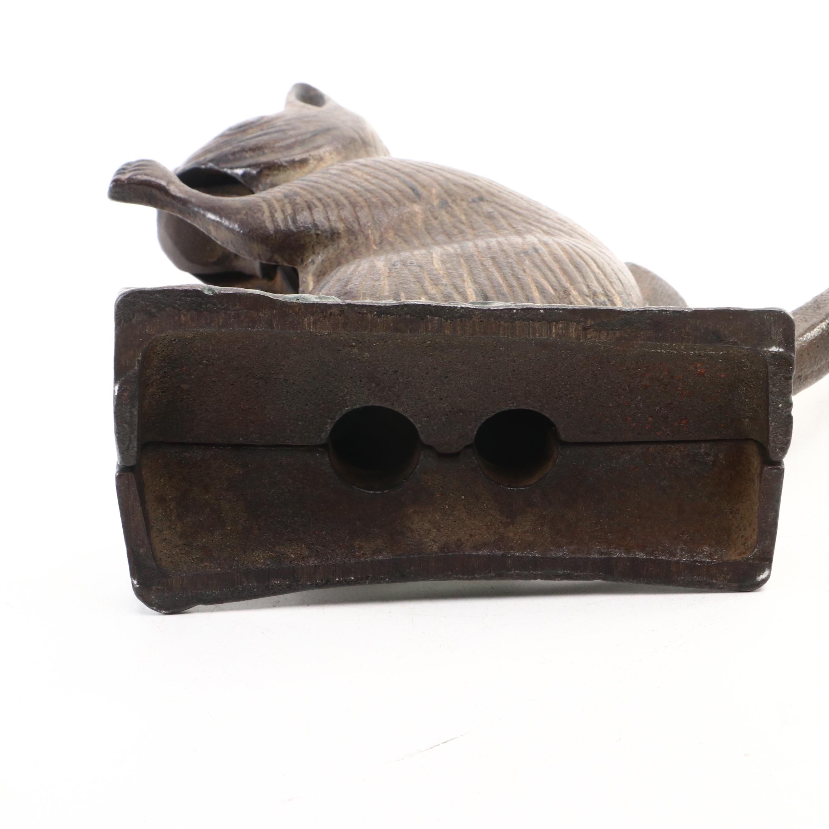 Cast Iron Squirrel Nutcracker