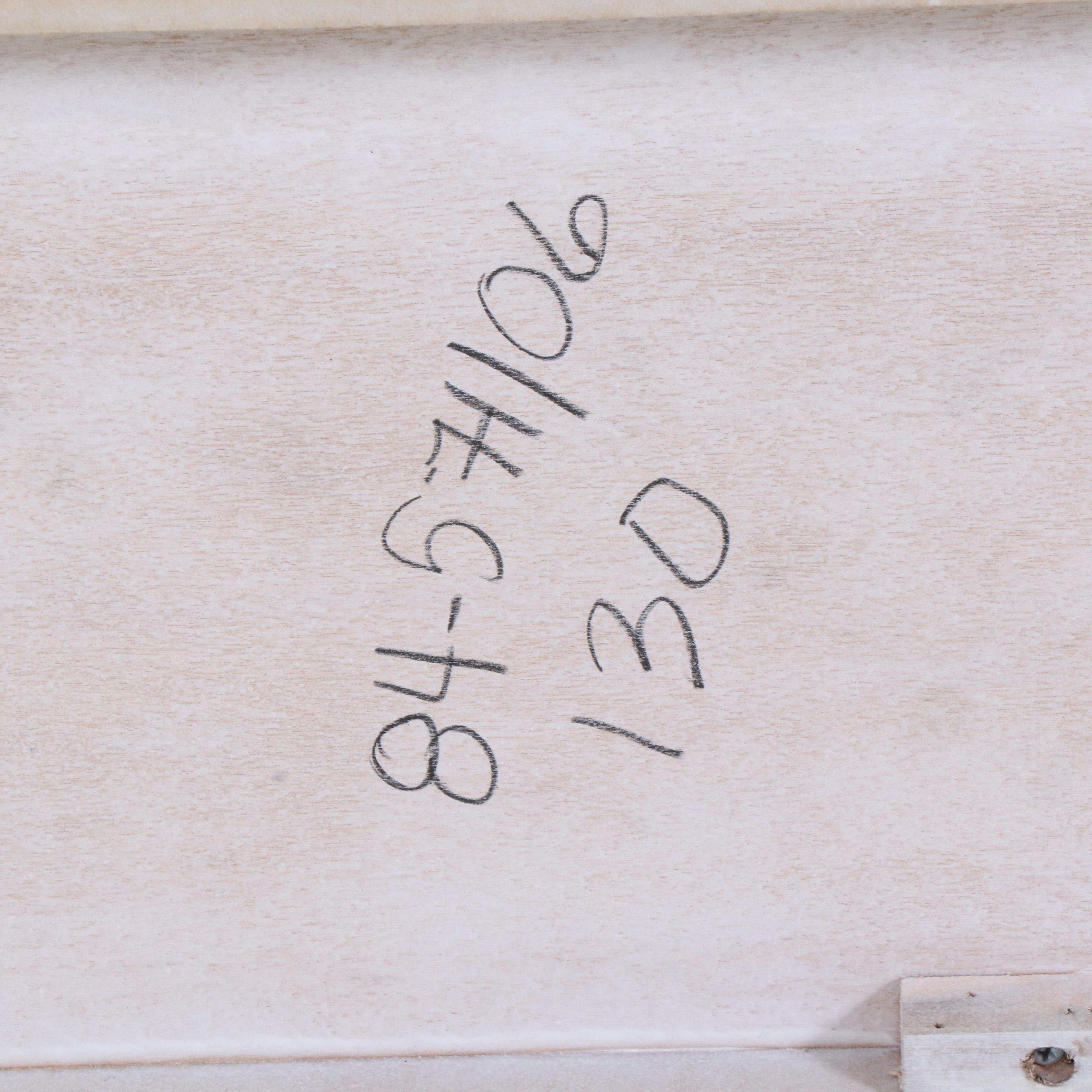 Classical Style Cream-Painted Two-Tier Console Table