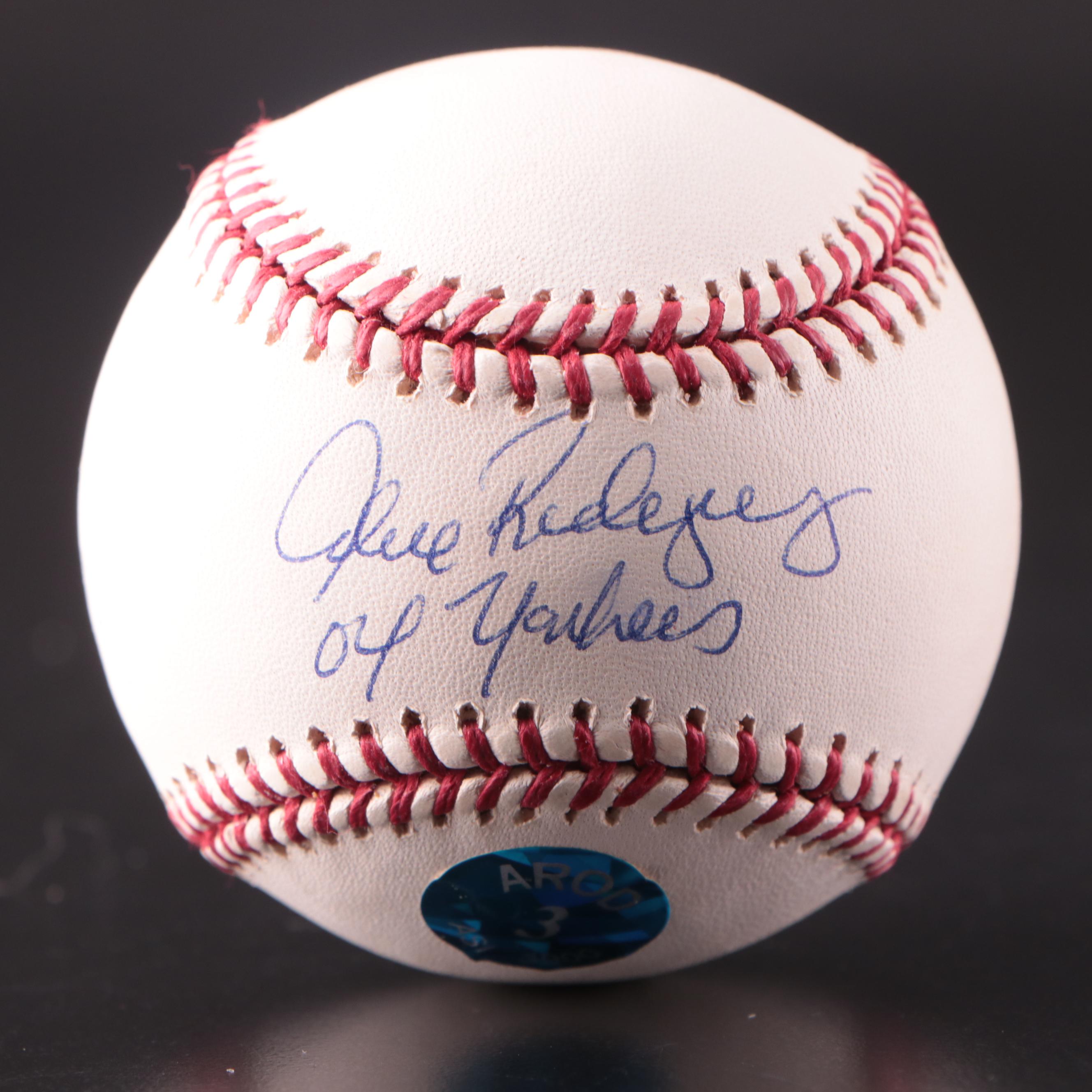 Alex Rodriguez, Gary Sheffield, and Robinson Canó Signed Rawlings Baseballs