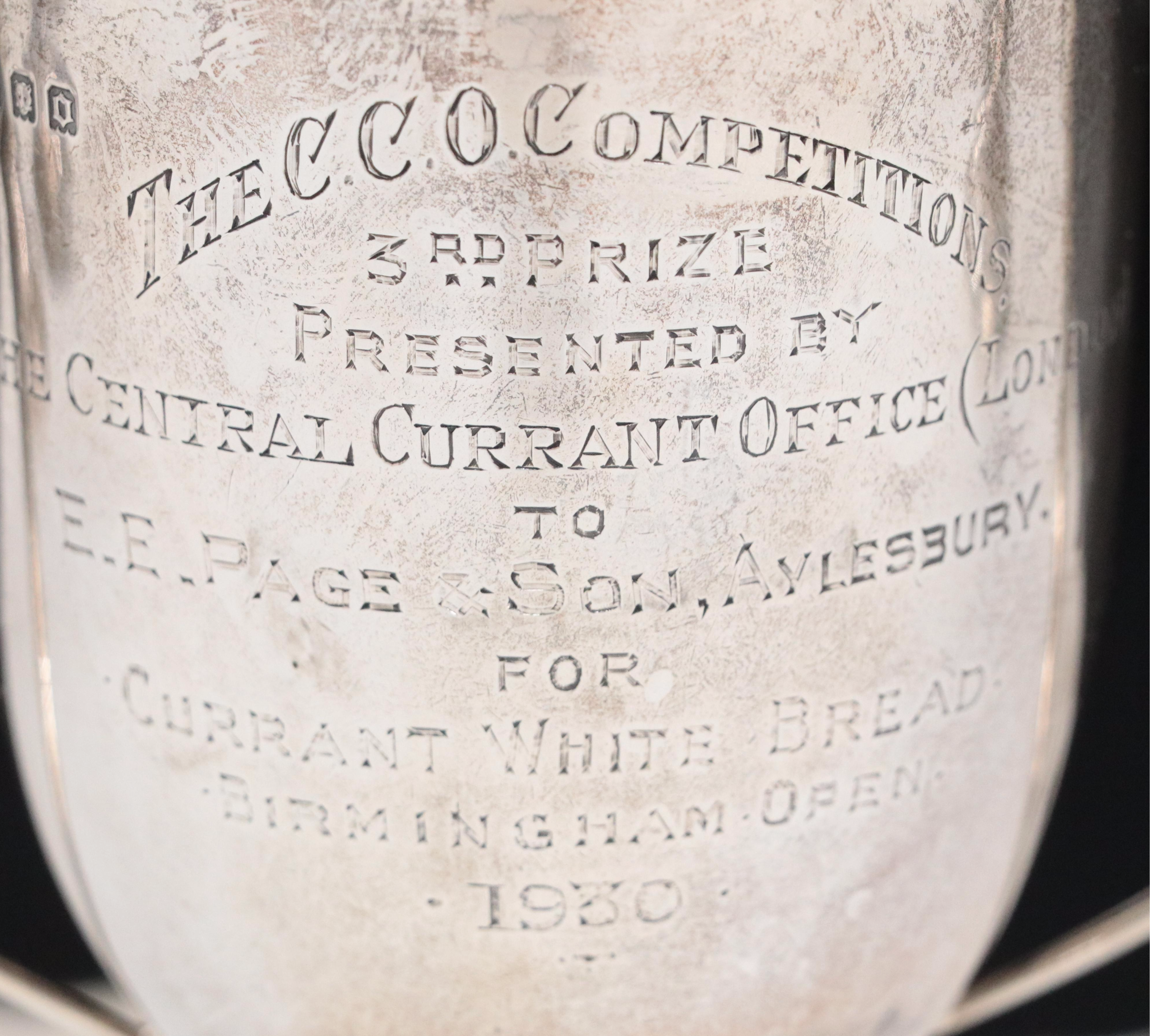Sterling Silver Trophies Including for "Current Scones", Early 20th Century