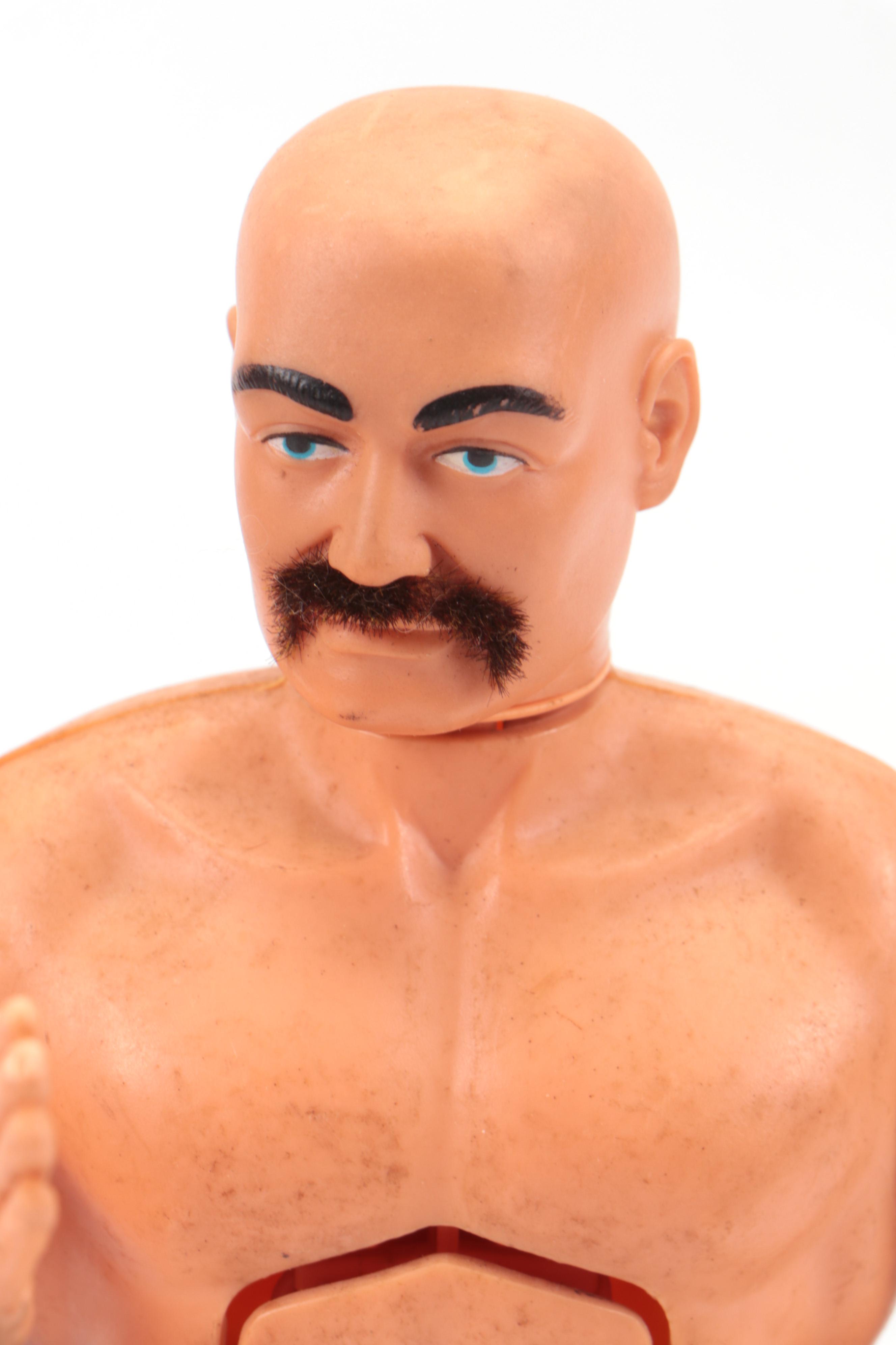 Hasbro Flocked Hair G.I Joe Action Figures with Kar-A-A-Ate Men Battling Figures