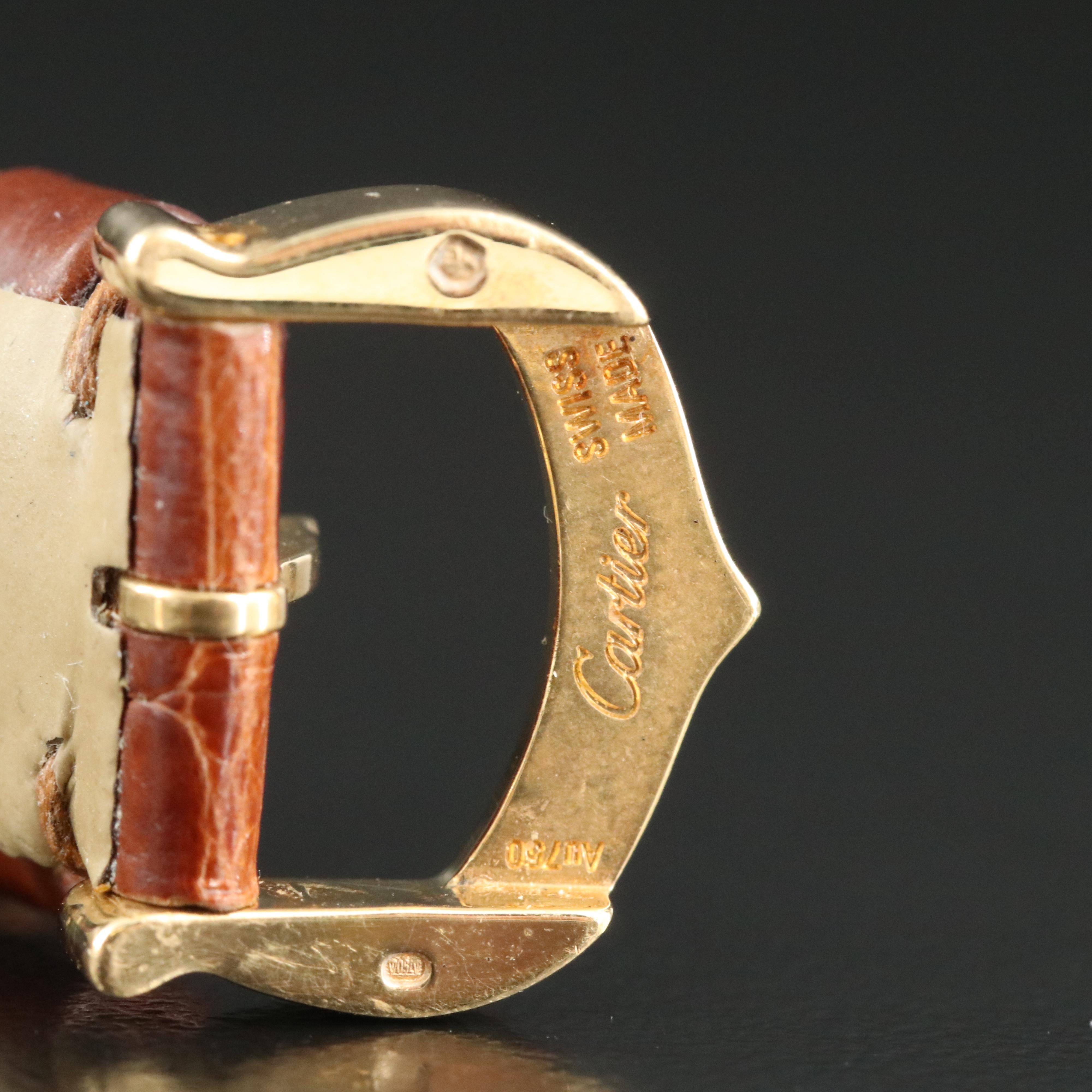 Cartier Tank Americaine 18K Gold Watch