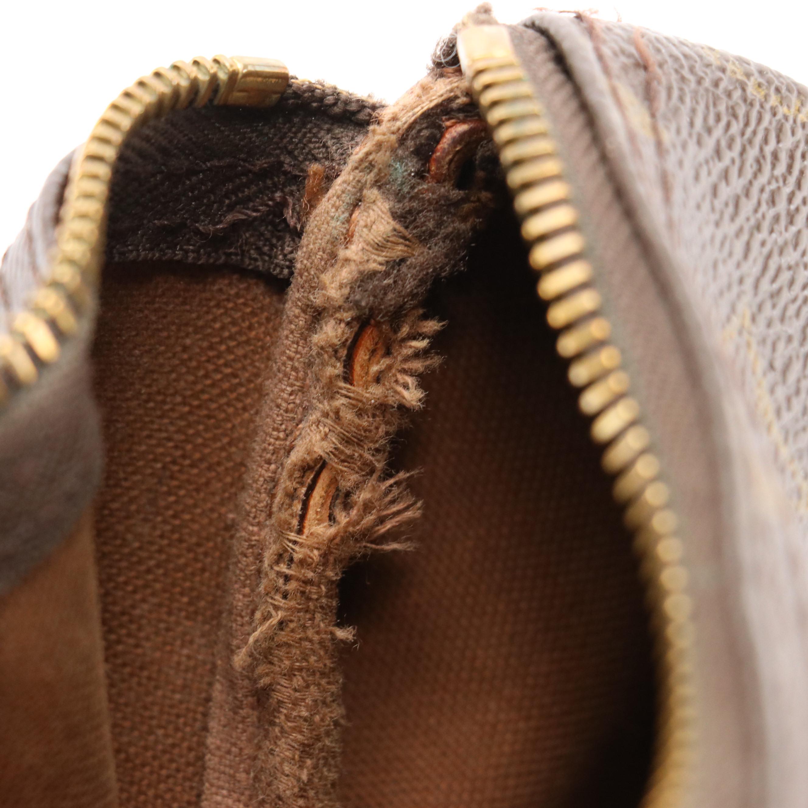 Louis Vuitton Speedy 30 Handbag in Brown Monogram Coated Canvas