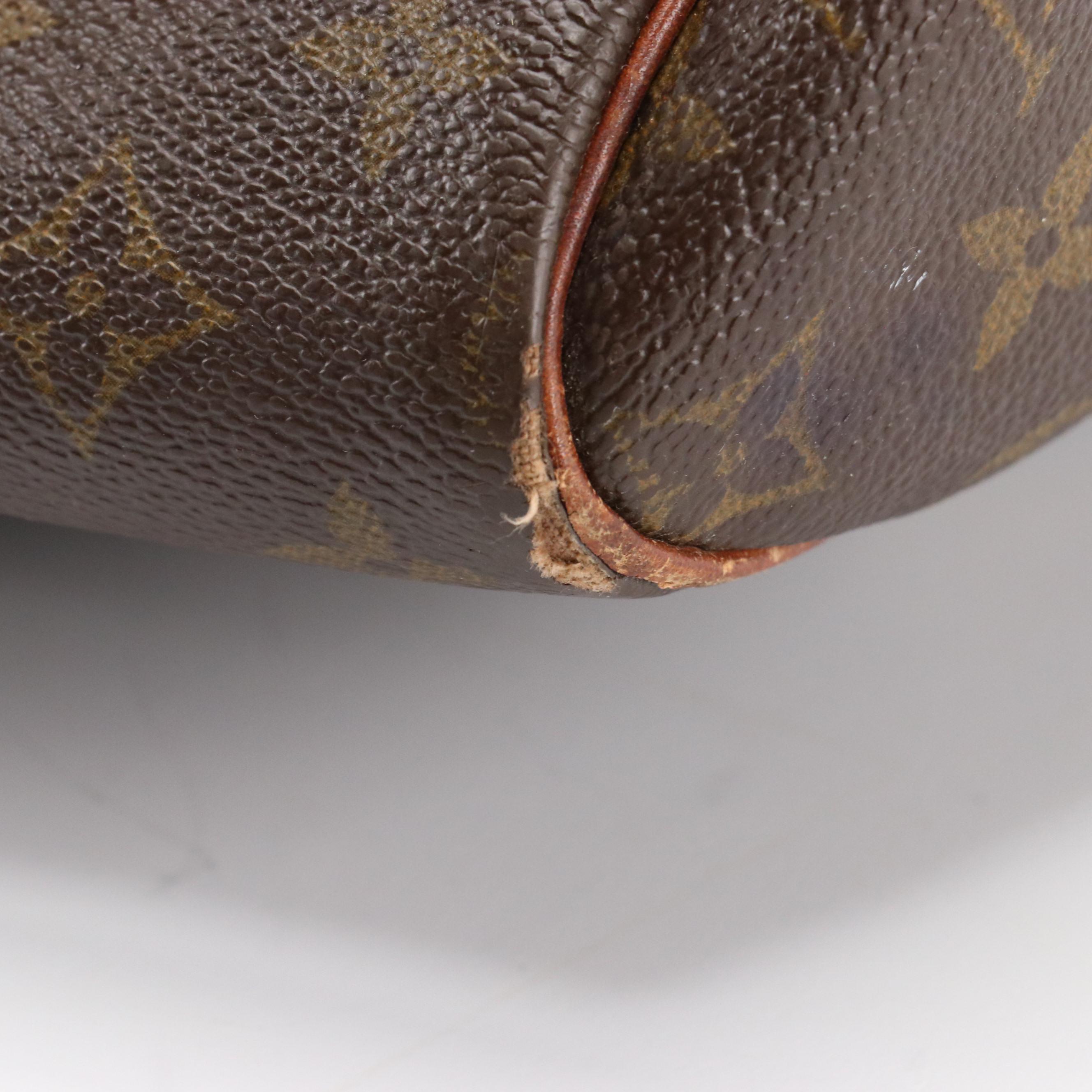 Louis Vuitton Speedy 30 Handbag in Brown Monogram Coated Canvas