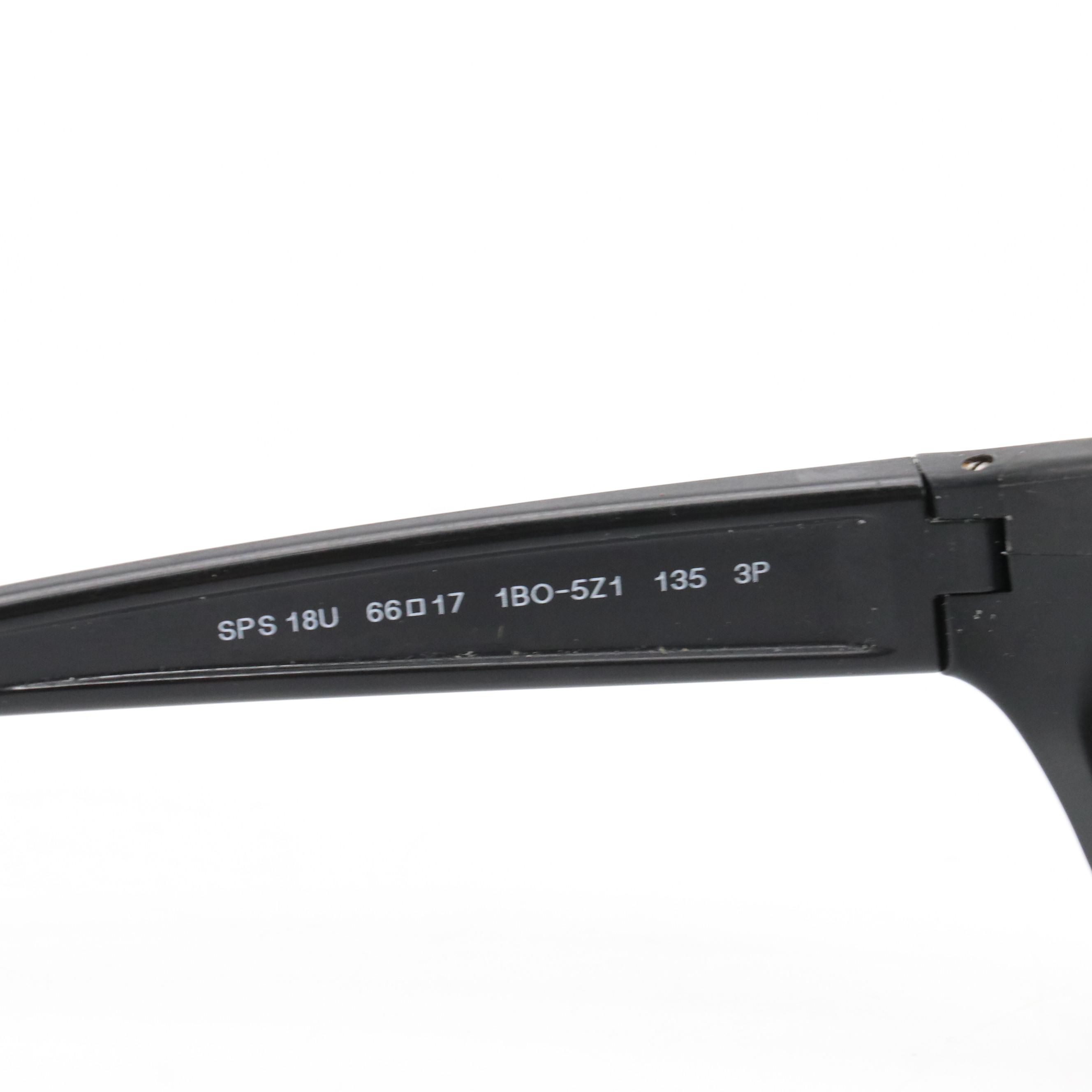 Prada Linea Rossa SPS18U Matte Black Frame Sunglasses with Retainer with Case