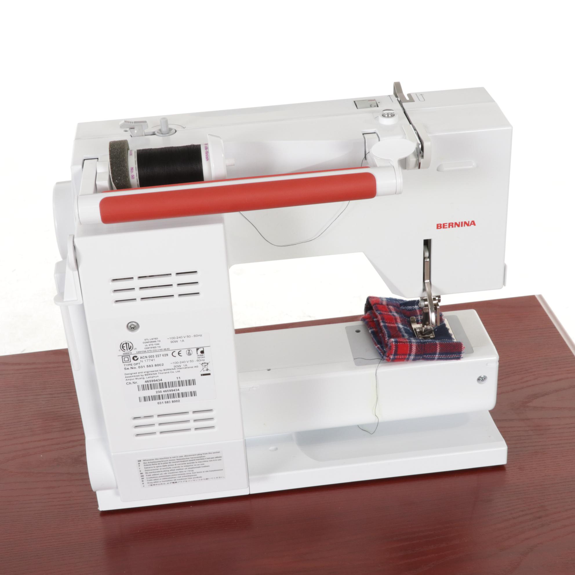 Bernina Activa 230 "Patchwork Edition" Sewing Machine in Horn Cabinet