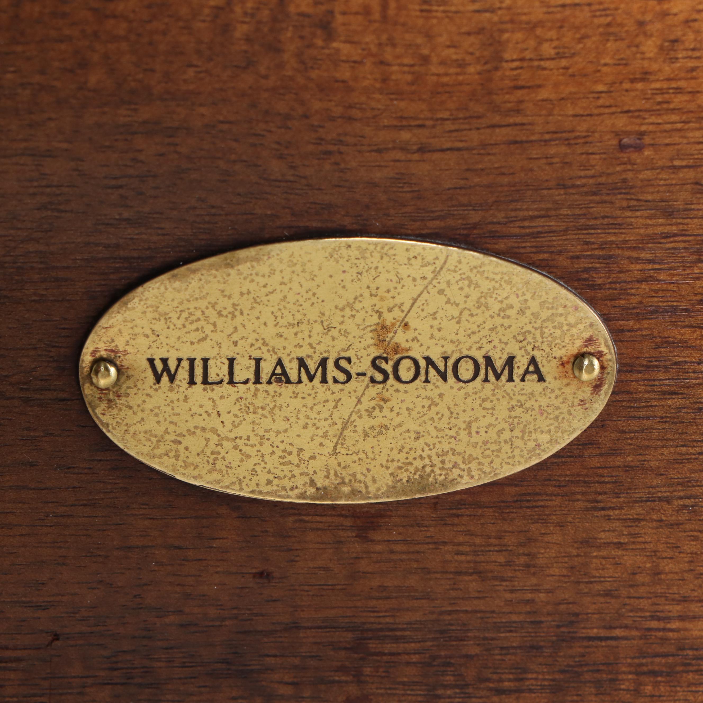 Williams Sonoma "French Chef's" Kitchen Island with Removable Butchers Block