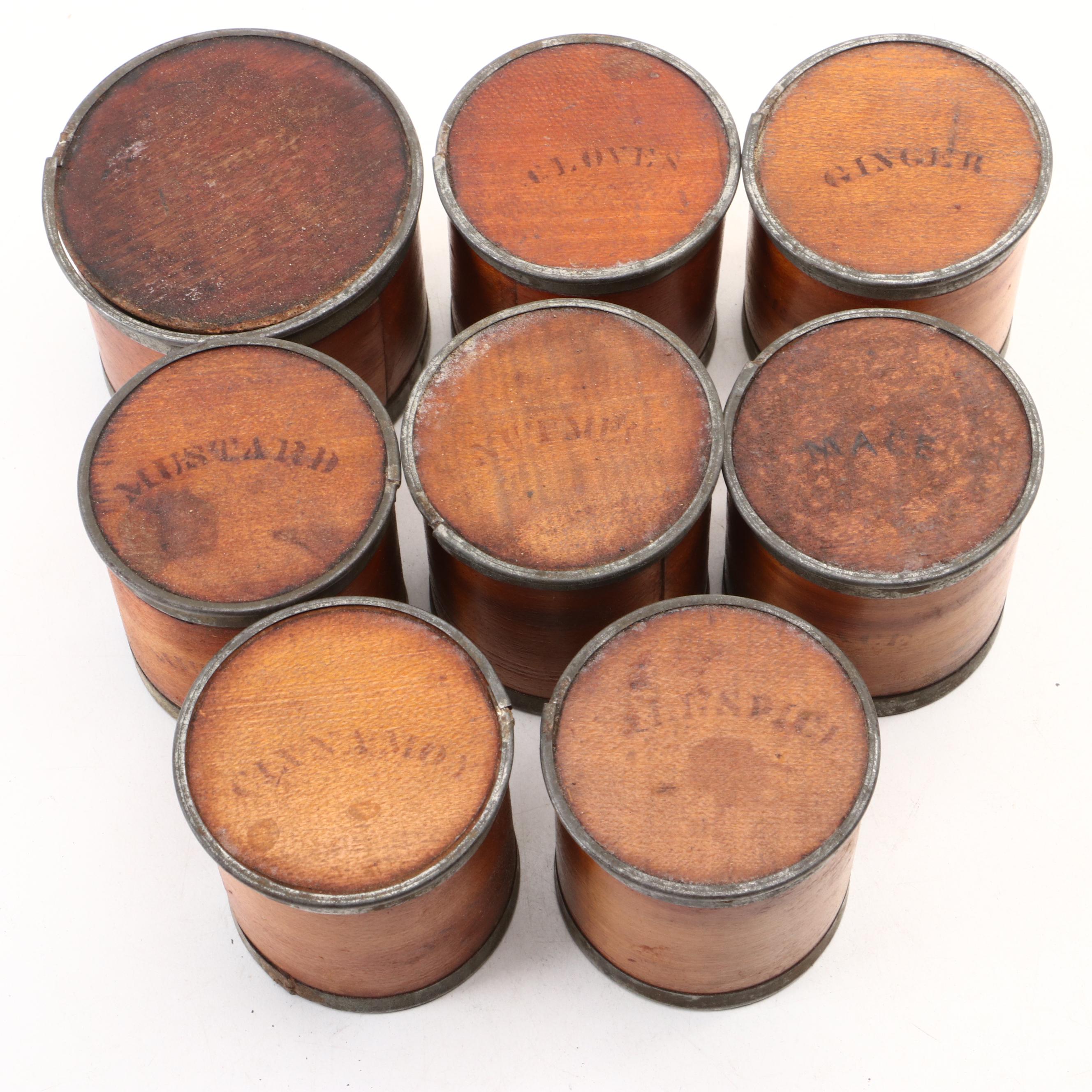 Victorian Bentwood Spice Box, Mid to Late 19th Century