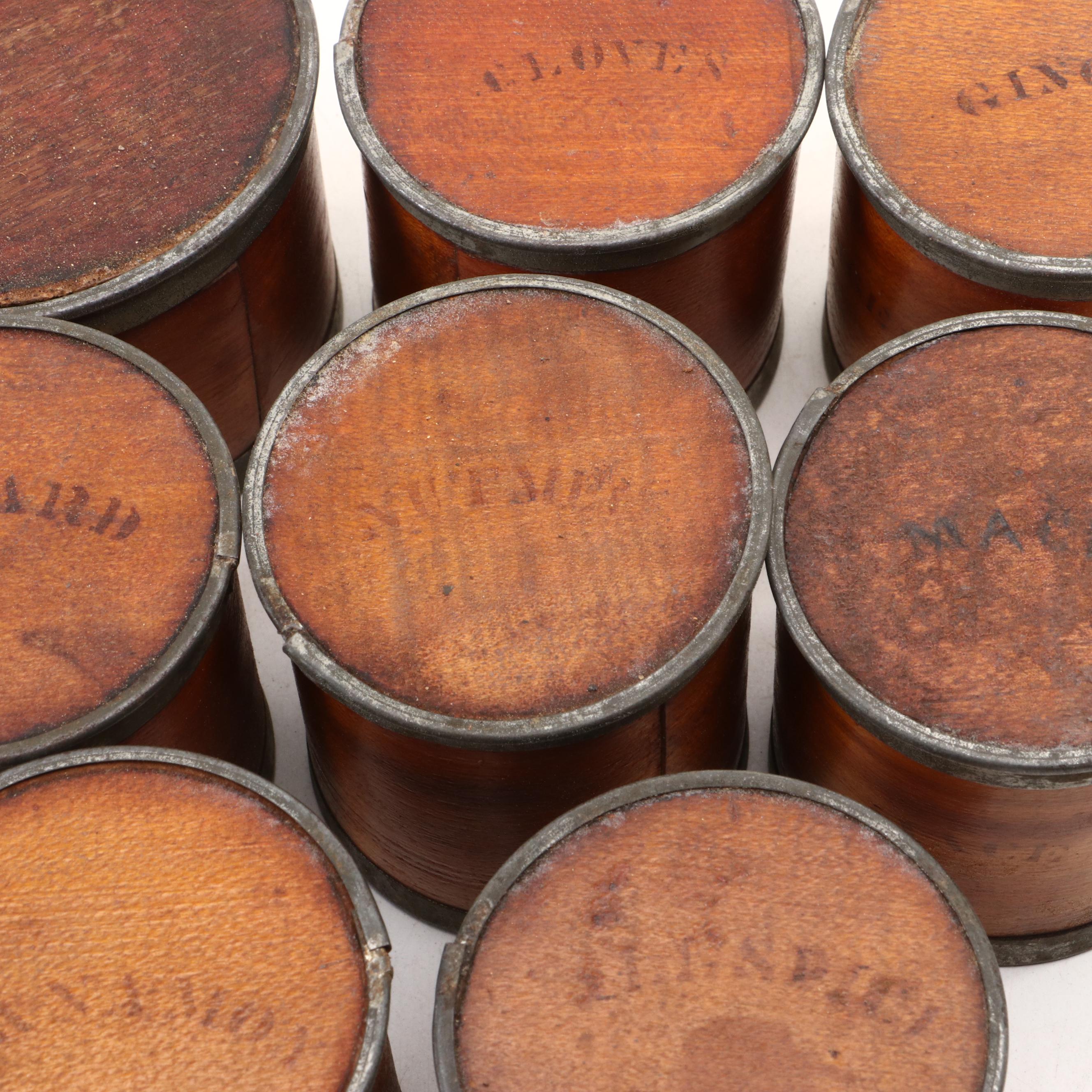 Victorian Bentwood Spice Box, Mid to Late 19th Century