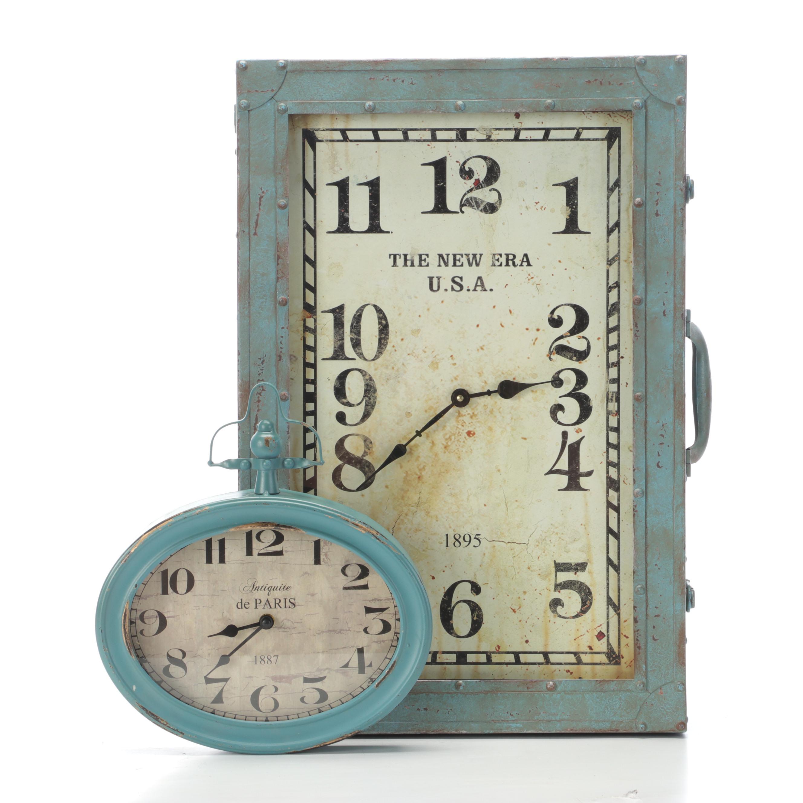 Hobby Lobby Metal Battery Operated Wall Clocks