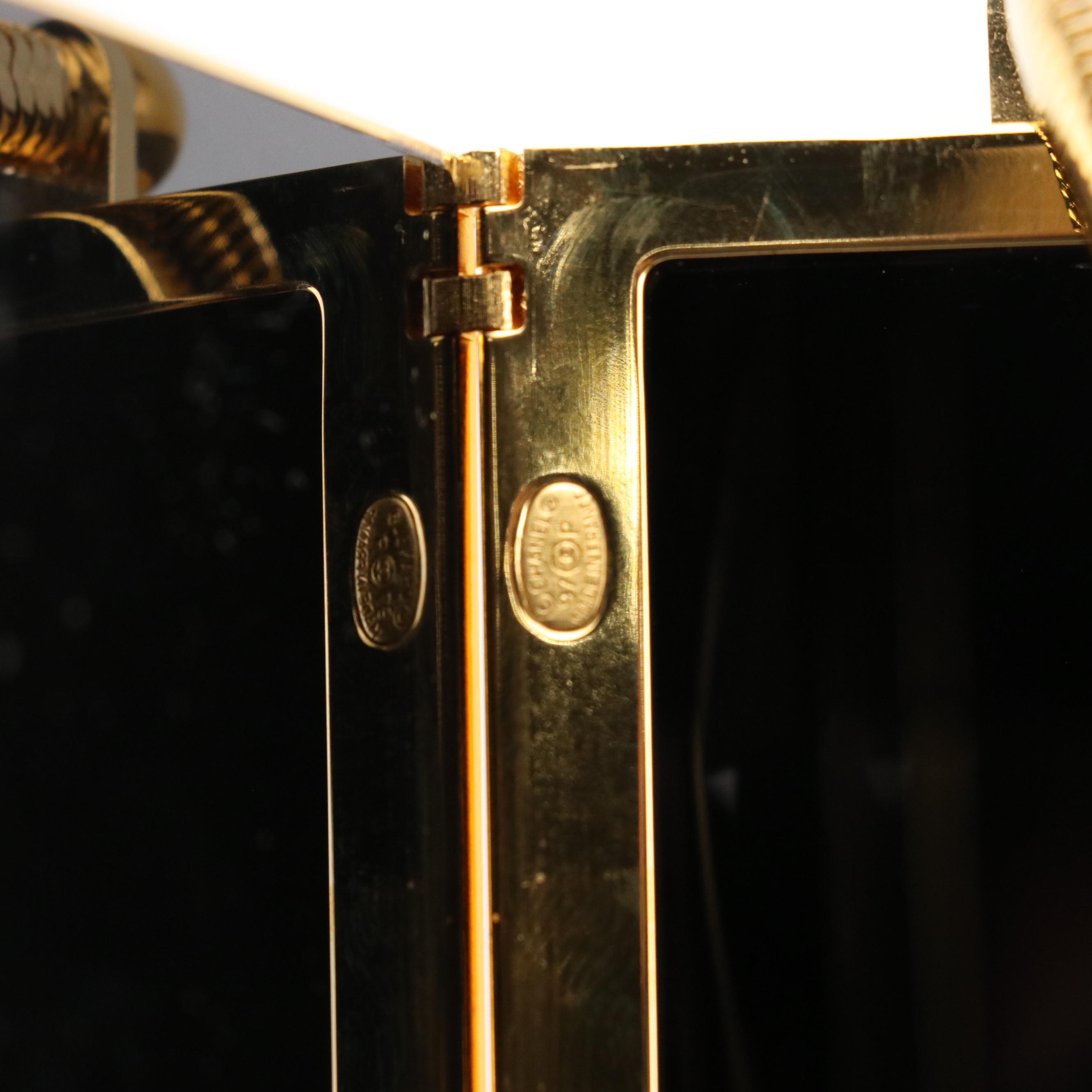 Chanel CC Mini Box Minaudière Bag in Black Lucite