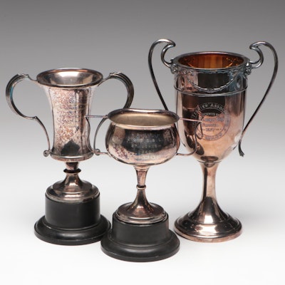 Silver Plate Terrier Association Show and More Trophies, Early/ Mid-20th C