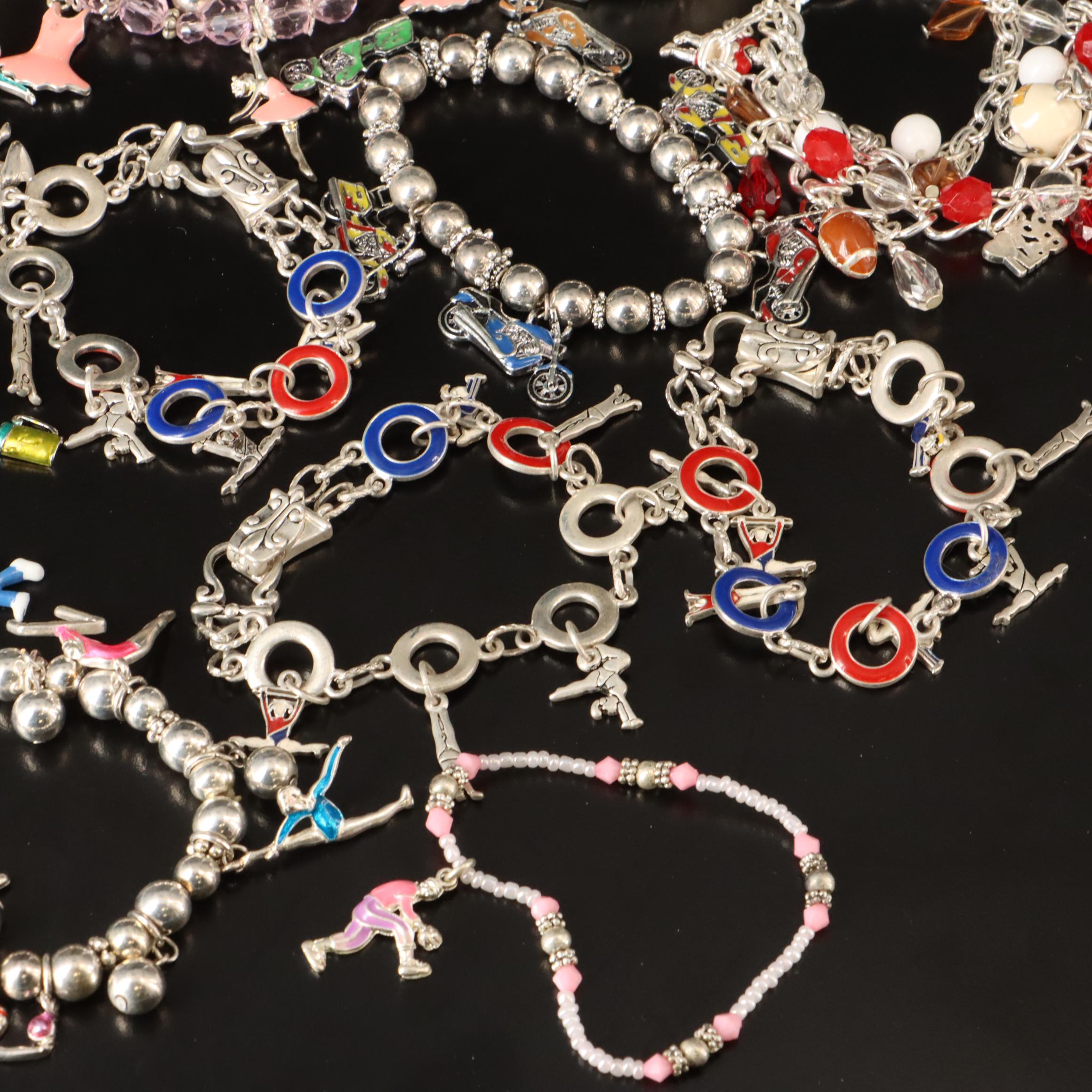 Activity and Sports Charms and Charm Bracelets