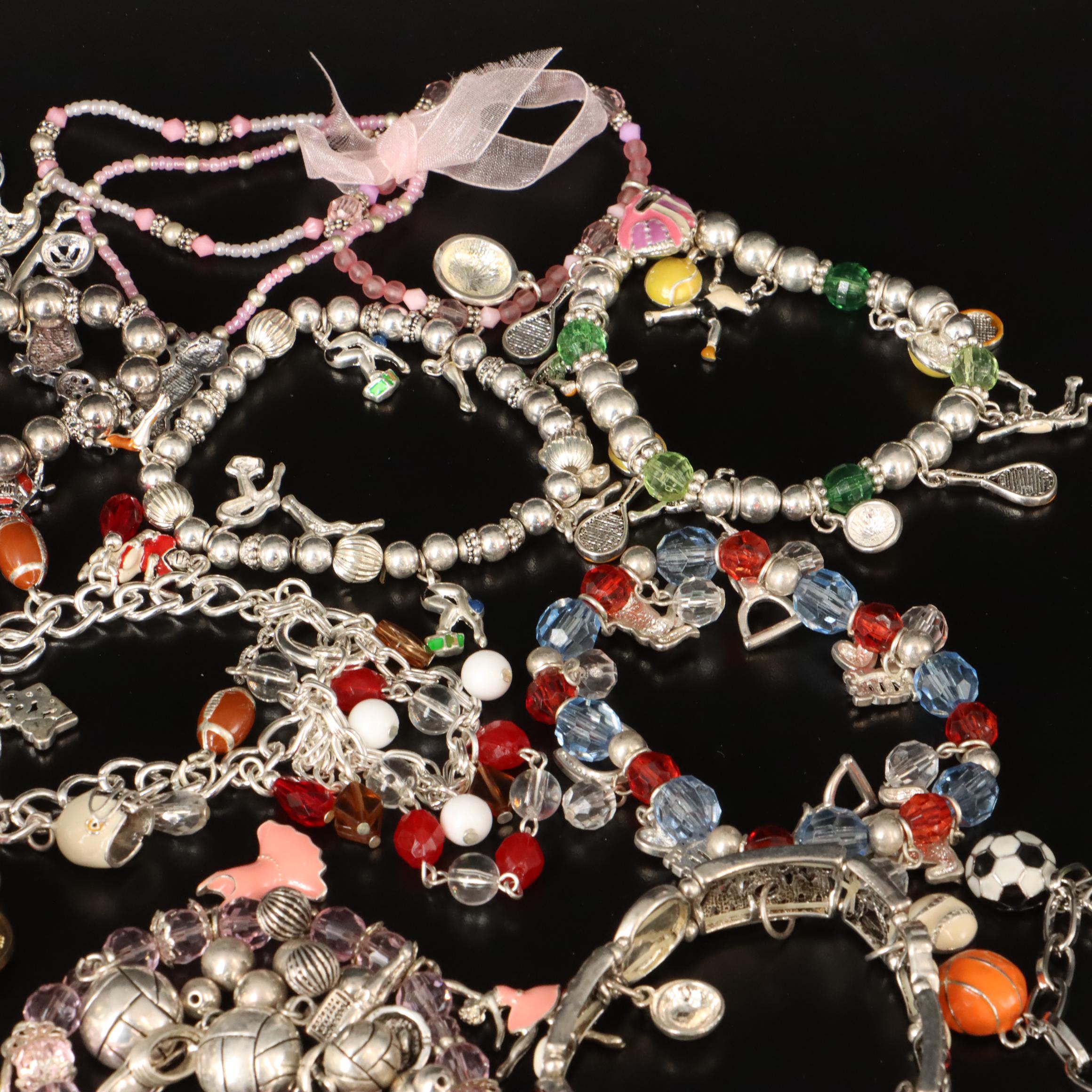 Activity and Sports Charms and Charm Bracelets