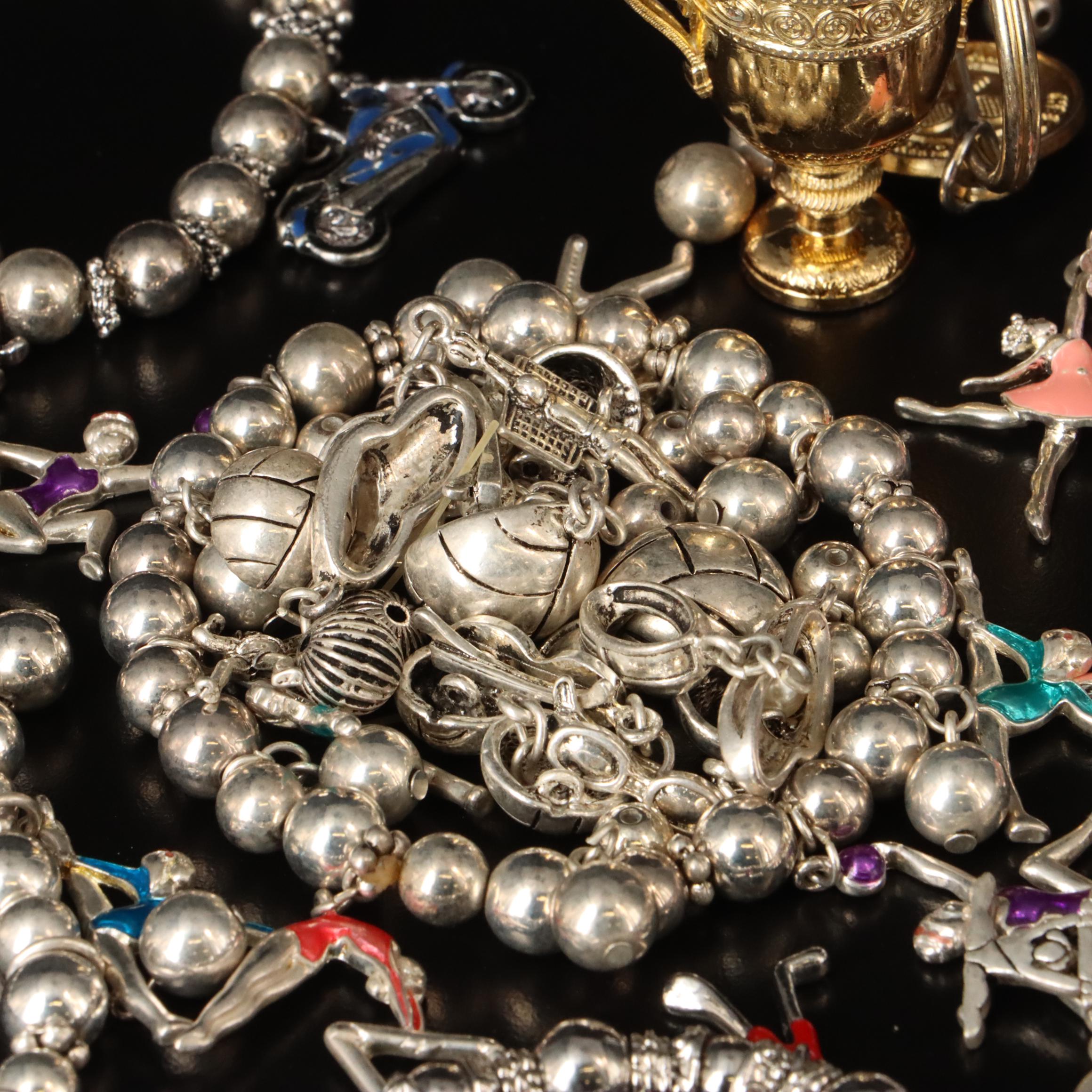 Activity and Sports Charms and Charm Bracelets