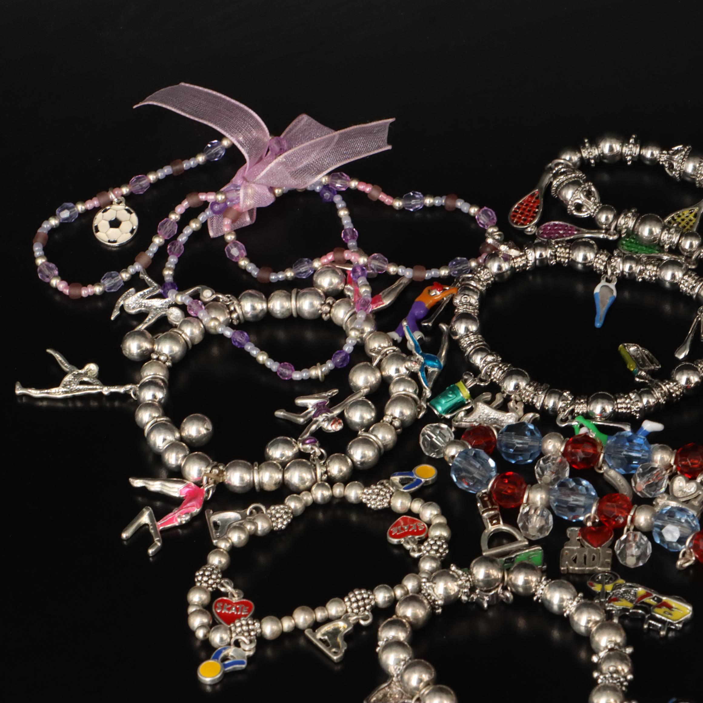 Activity and Sports Charms and Charm Bracelets