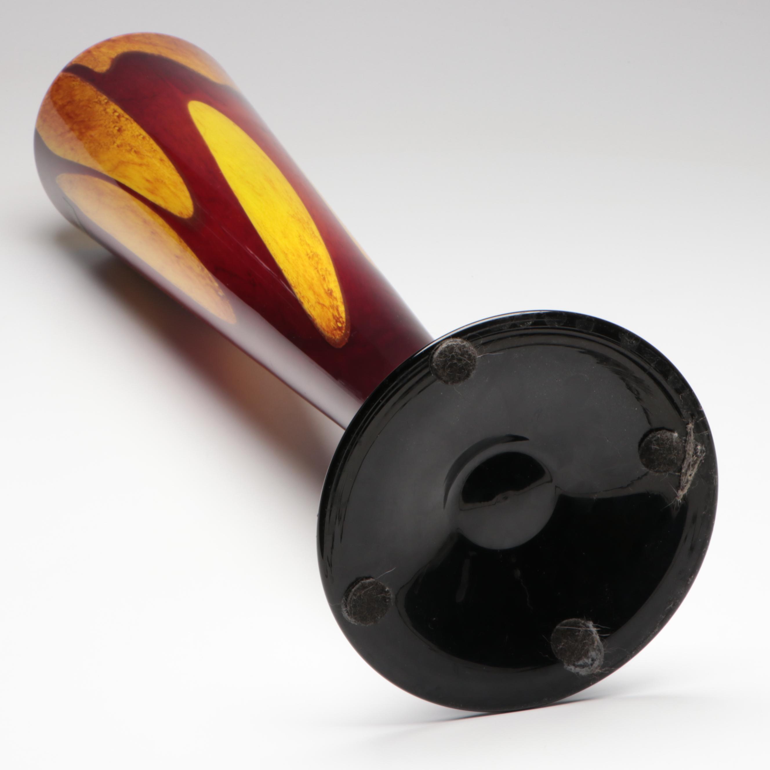 Makora Polish Art Glass Vase