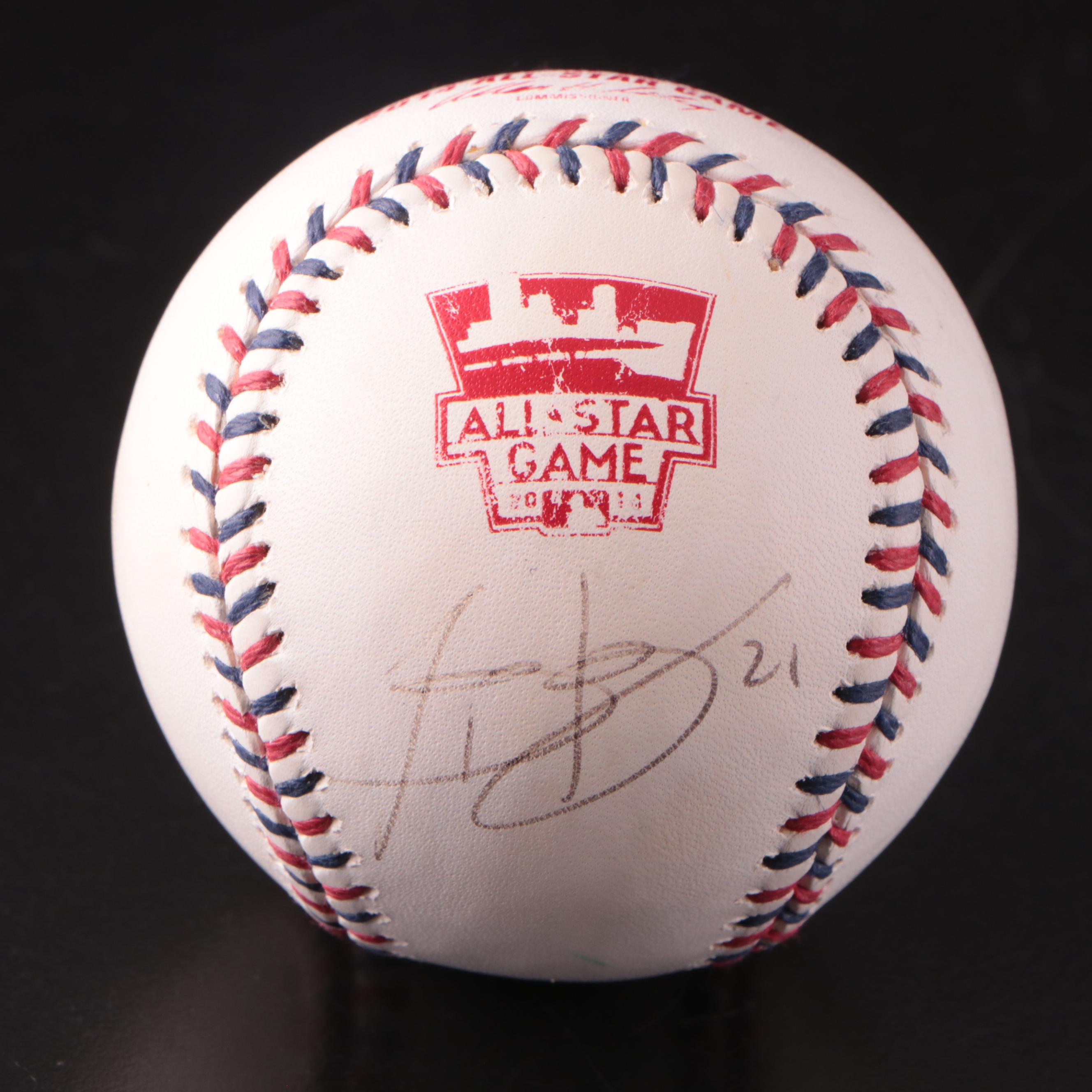 Todd Frazier Signed Rawlings Official 2014 All-Star Game Baseball