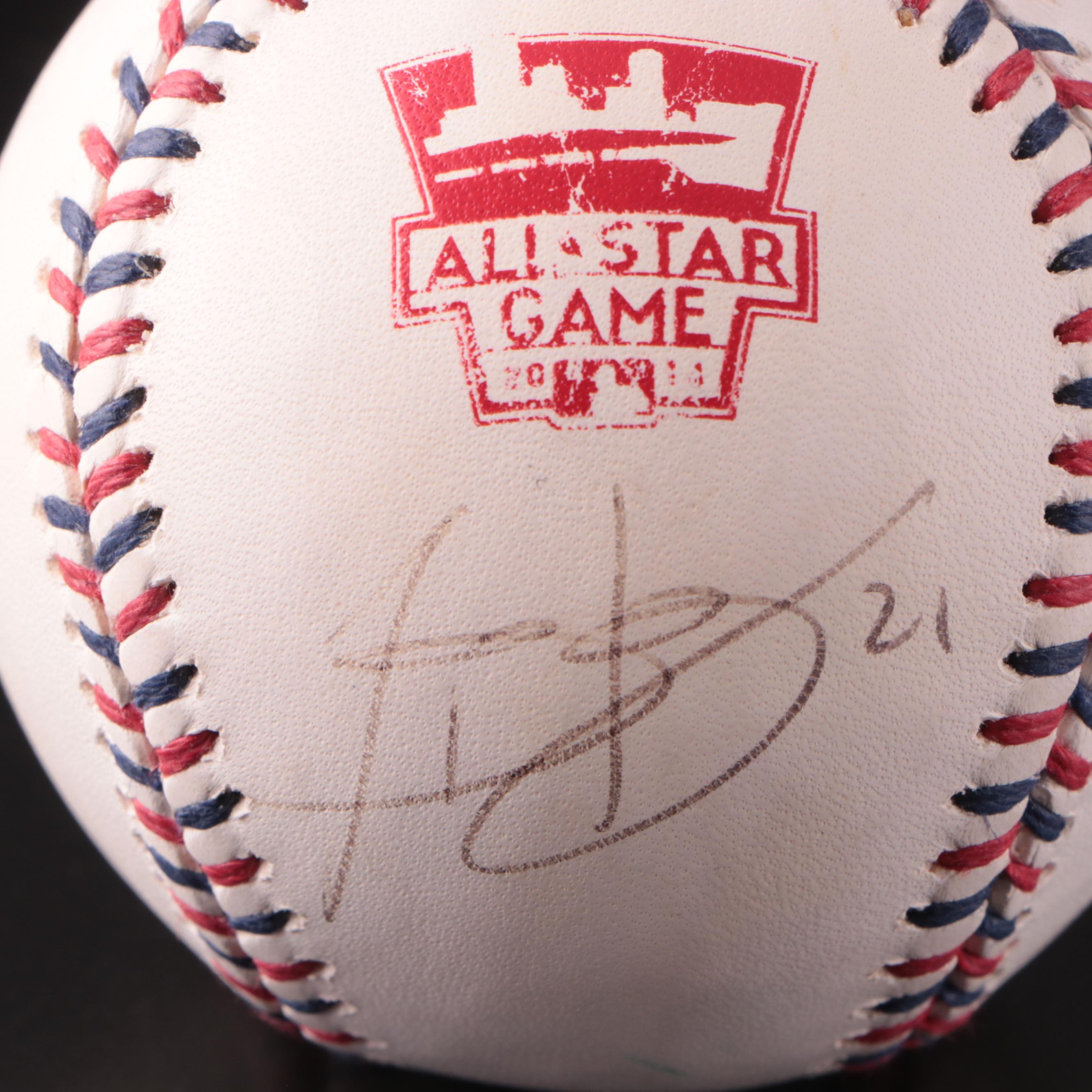 Todd Frazier Signed Rawlings Official 2014 All-Star Game Baseball