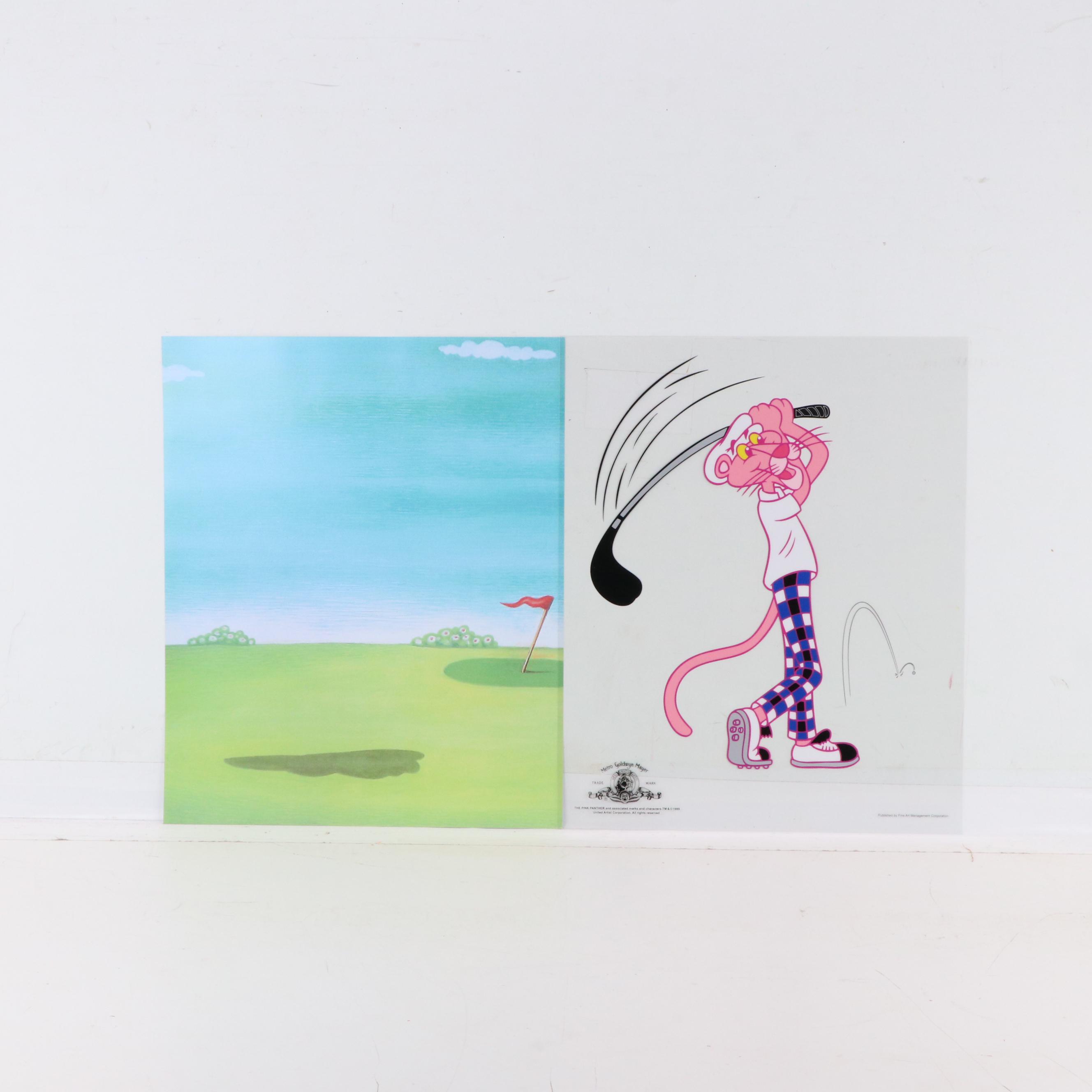 Metro-Goldwyn-Mayer Sericel "Pink Panther Golfing," 1999